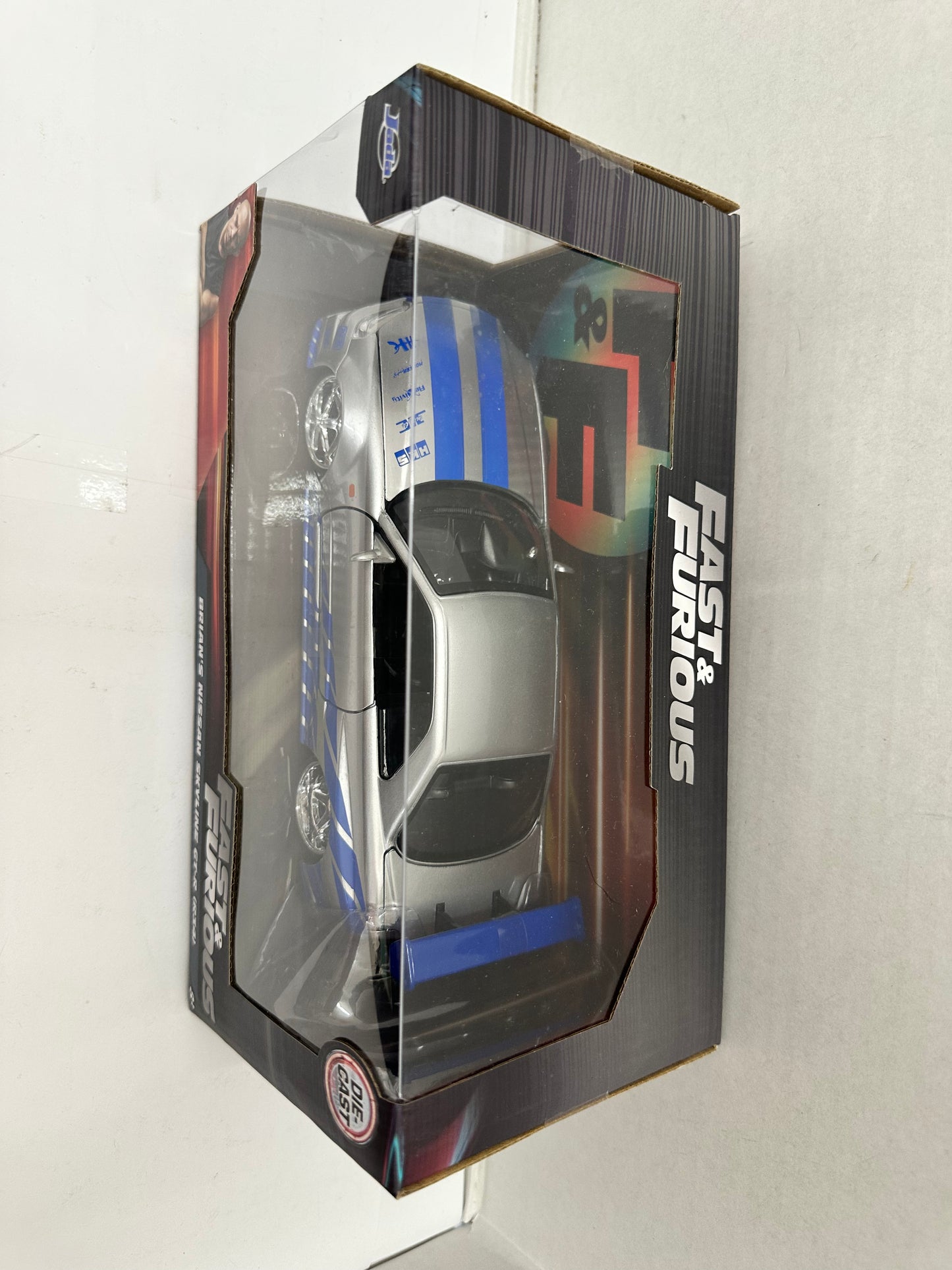 Jada Tys Fast & Furious Brian's Nissan Skyline GT-R R34 Die Cast Car - Silver