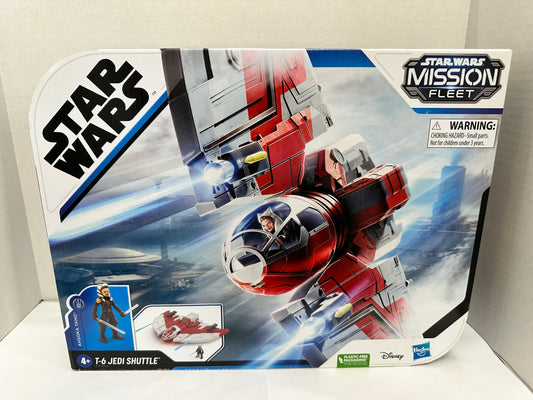 Star Wars Mission Fleet T-6 Jedi Shuttle Ahsoka Action Figure Set