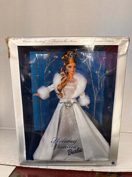 2003 Barbie Holiday Visions Winter Fantasy Special Edition Mattel