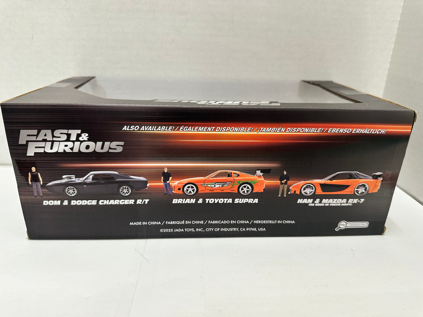 Jada Toys - 1:24 Fast & Furious 1 - Dodge Charger R/T with Dom Figure [New Toy]