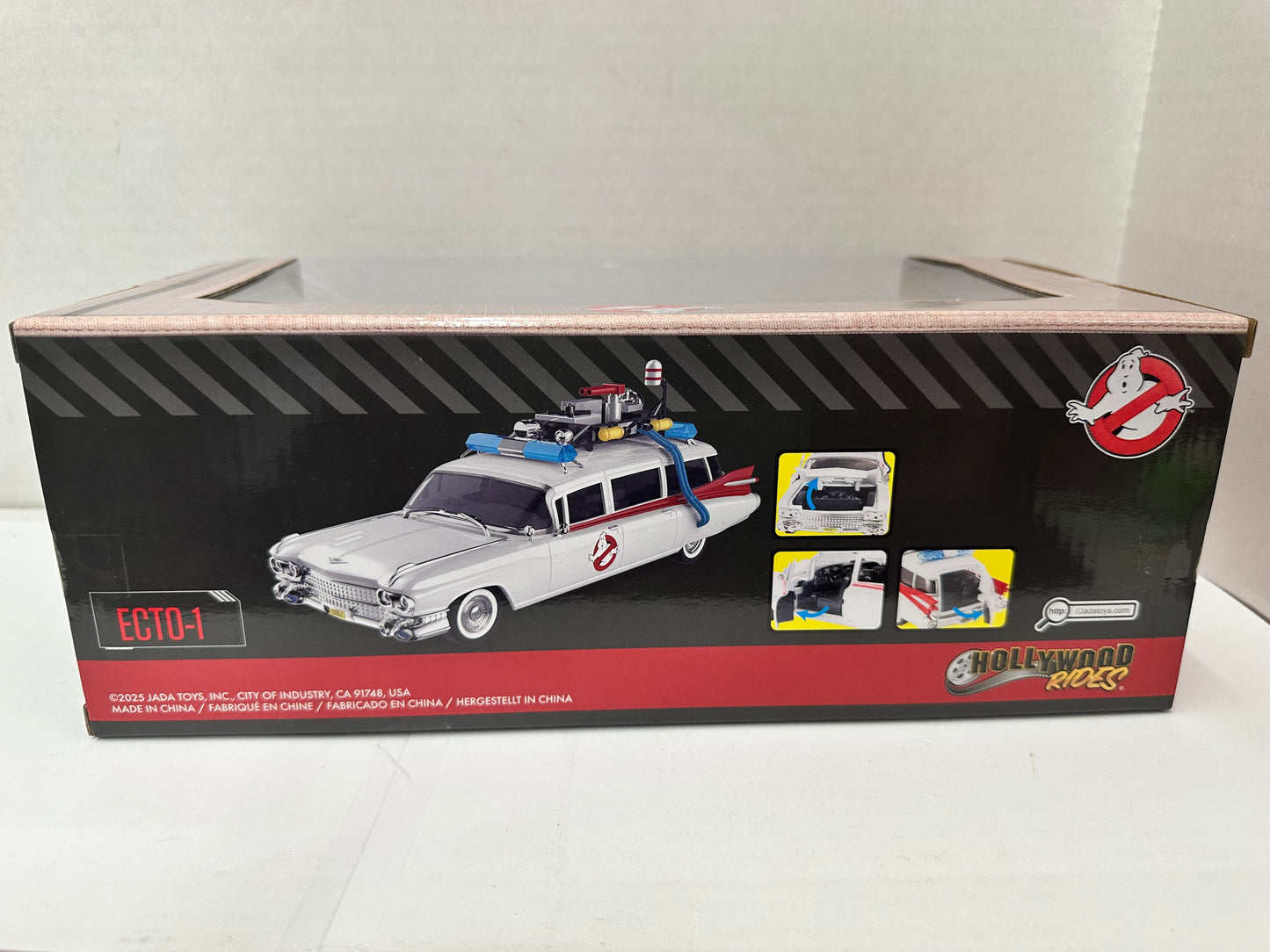 NEW Jada Toys 99731 Ghostbusters Hollywood Rides ECTO-1 1:24 Metal Die-Cast