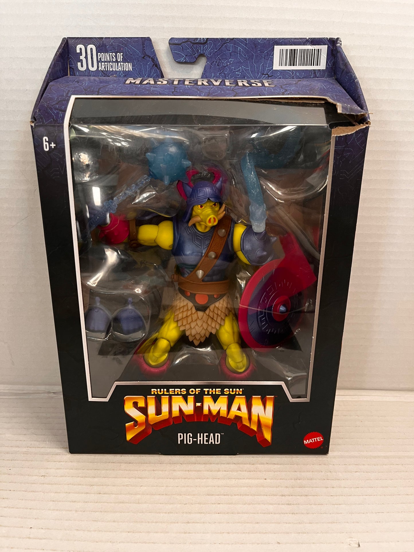 Mattel Master of the Universe Masterverse Pig Head He-Man Action Figure - New