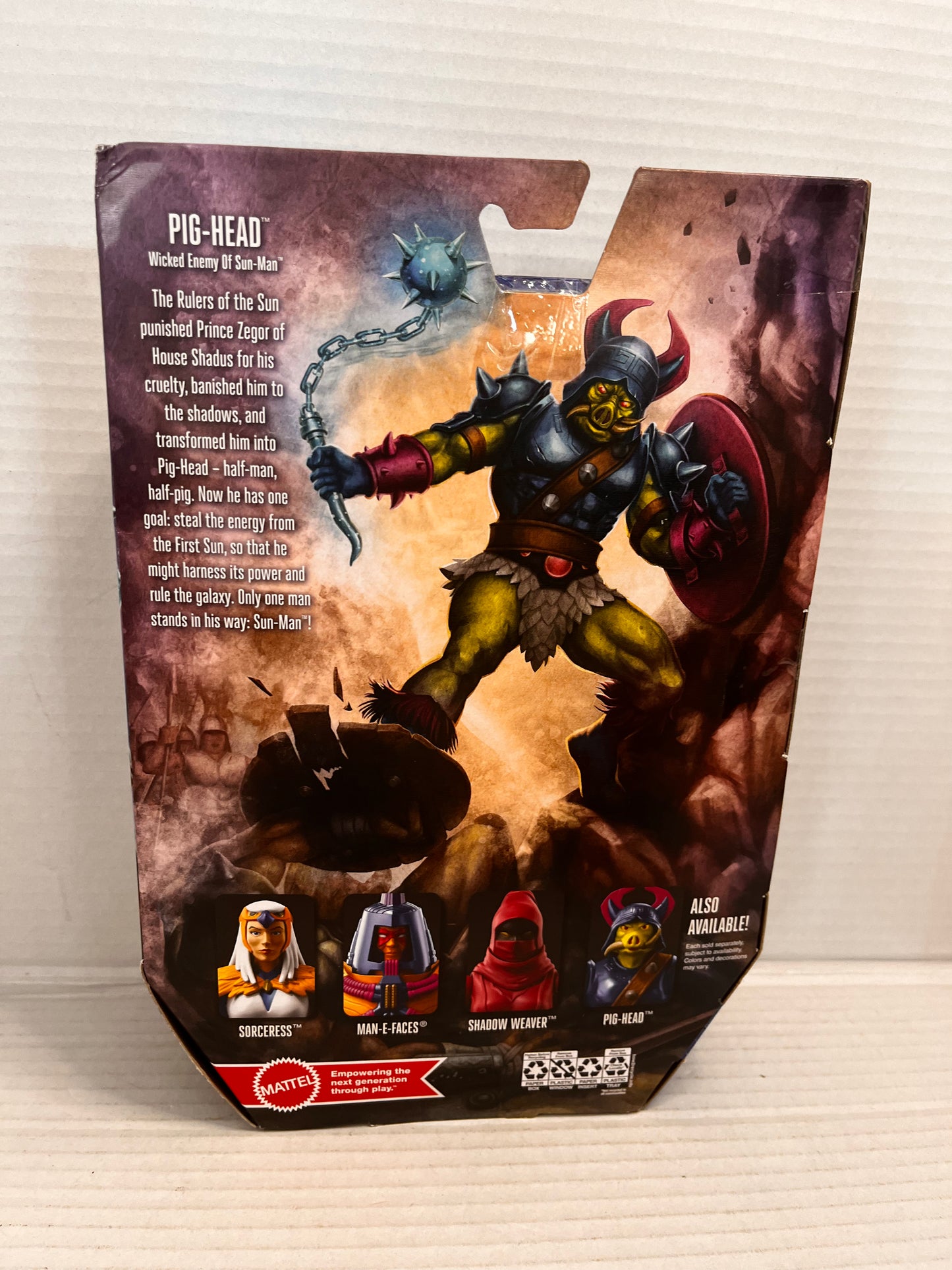 Mattel Master of the Universe Masterverse Pig Head He-Man Action Figure - New