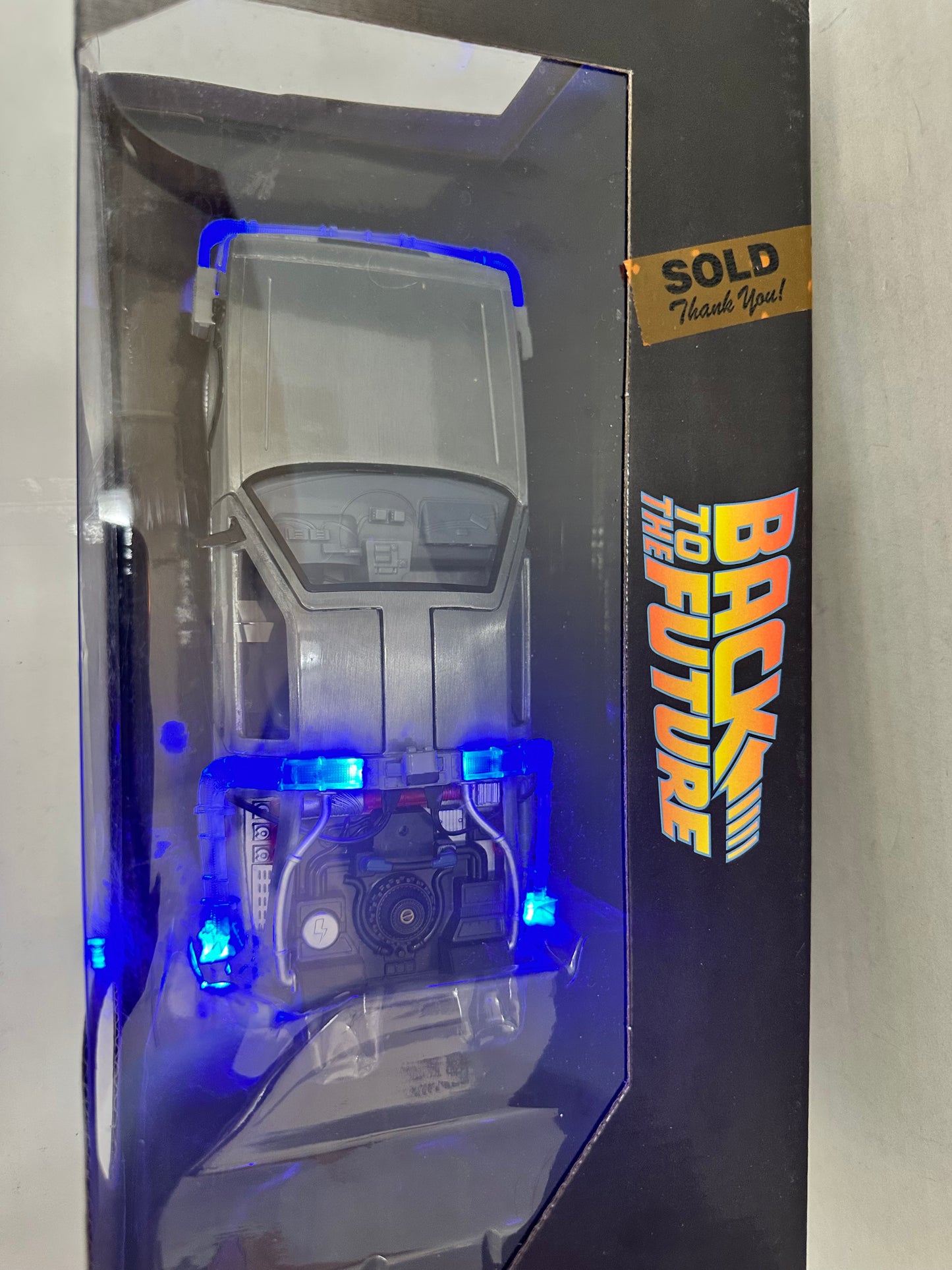 Jada Toys Back to the Future I Time Machine DeLorean light up