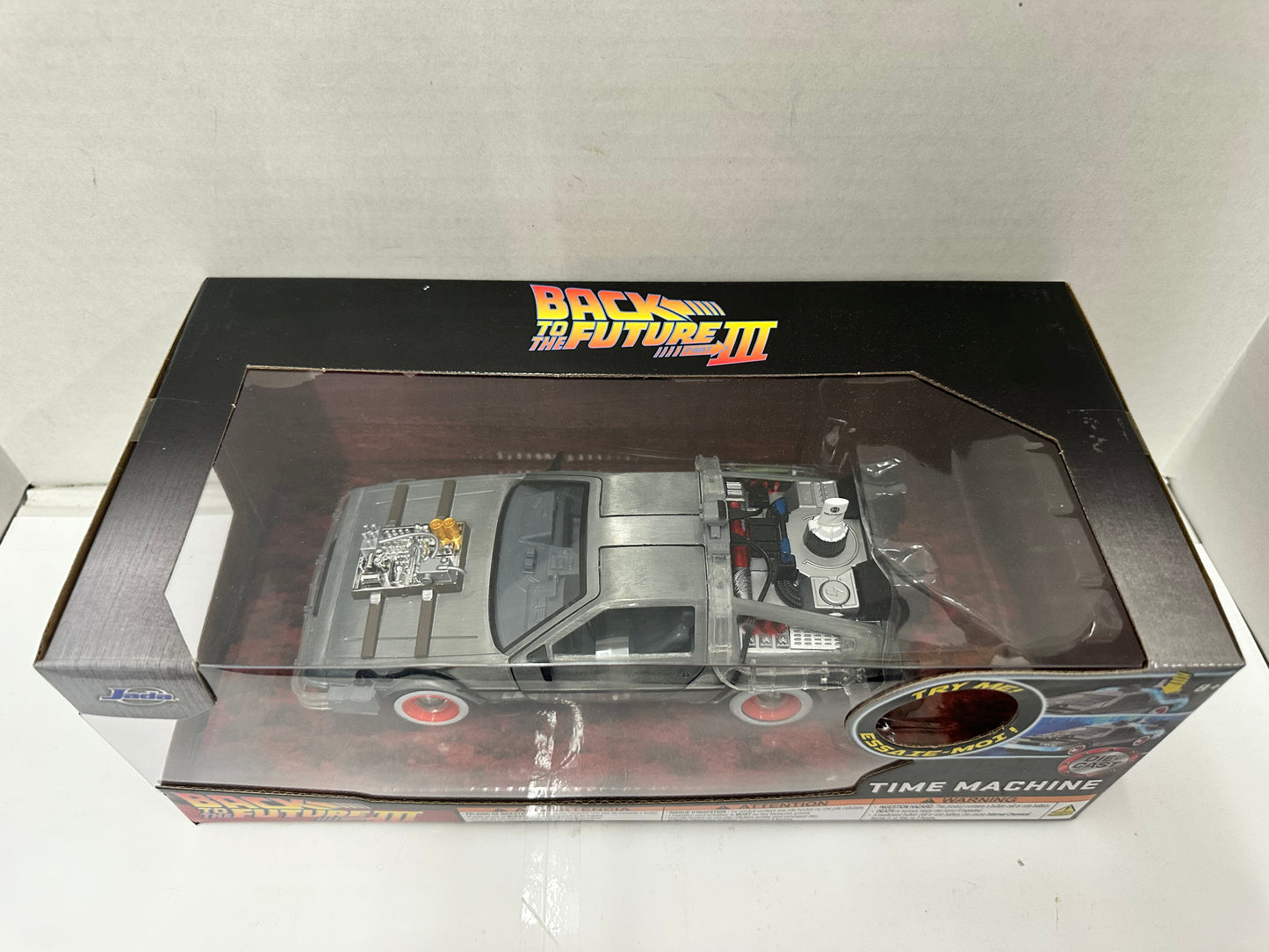 Jada Hollywood Rides: Back to the Future III Time Machine w/Light 1/24 Scale