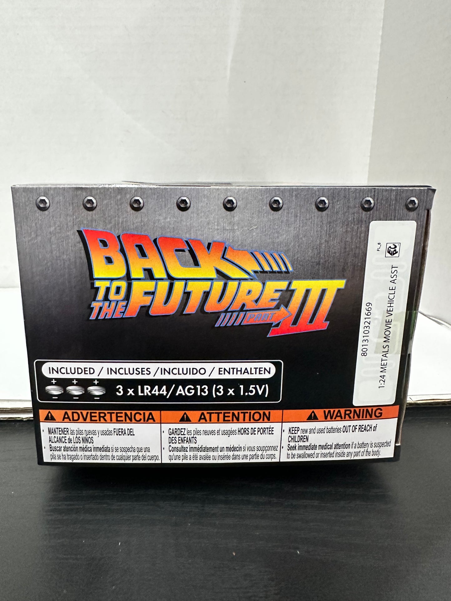 Jada Hollywood Rides: Back to the Future III Time Machine w/Light 1/24 Scale