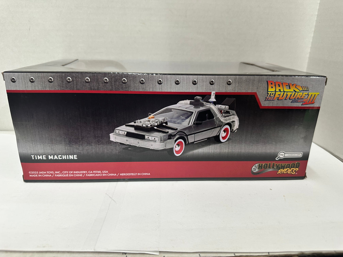 Jada Hollywood Rides: Back to the Future III Time Machine w/Light 1/24 Scale