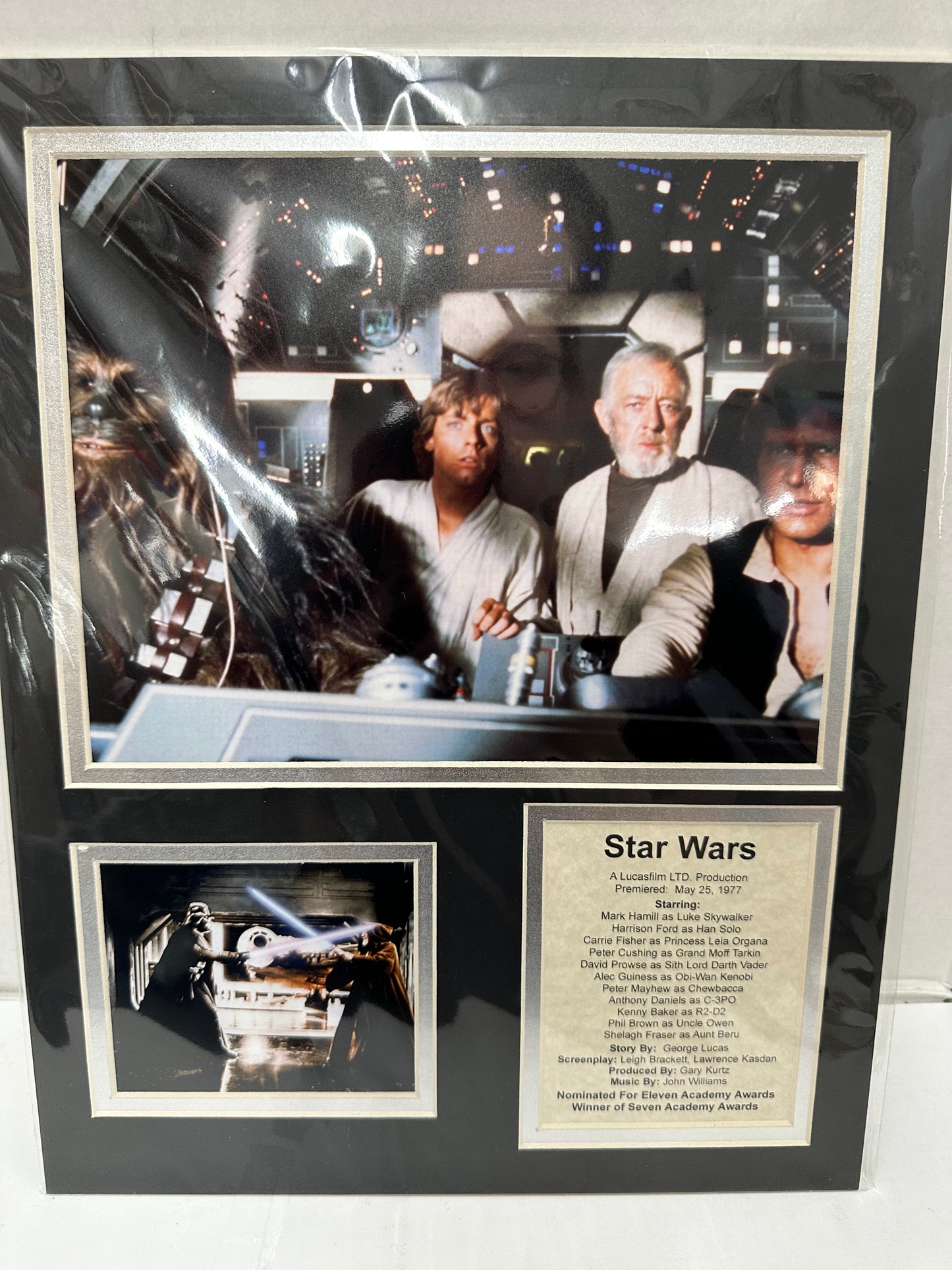Legends Never Die Star Wars Action Framed Photo Collage 11 By 14-Inch