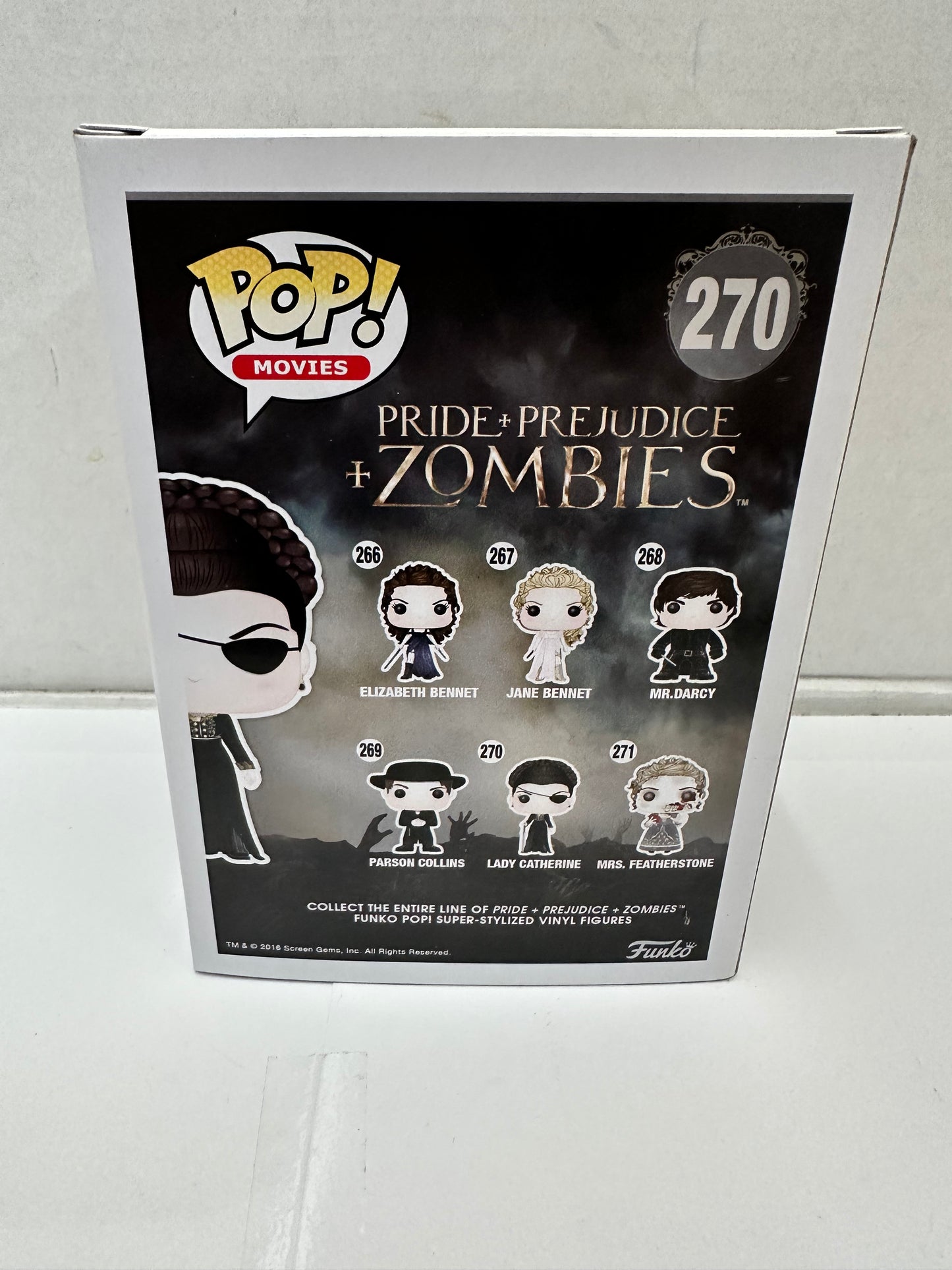 Funko Pop! Movies Pride & Prejudice Zombies Lady Catherine #270