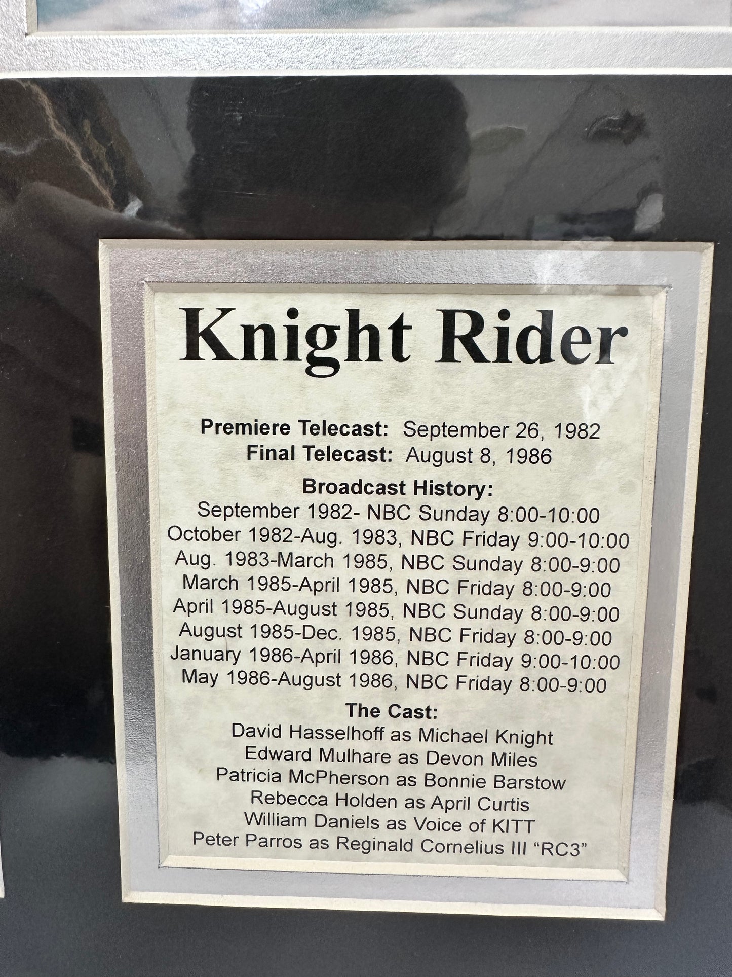 Knight Rider Photo Collage 11in x 14in