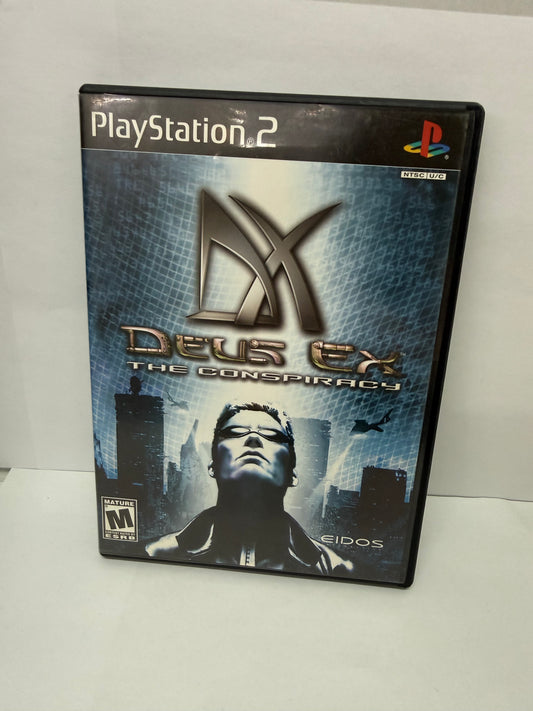 Deus Ex The Conspiracy - Sony Playstation 2 PS2 Missing Manual