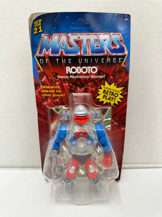 Mattel Masters of The Universe Motu 5.5 in Roboto Action Figure GRX00 UNPUNCHED