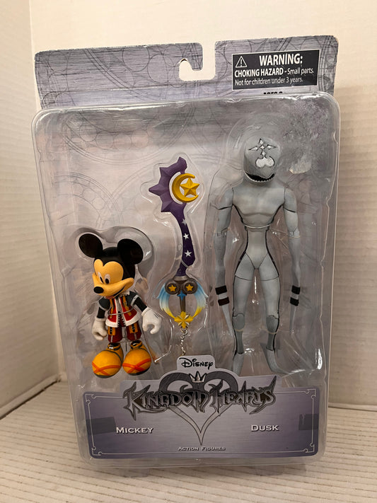 Kingdom Hearts Disney Mickey and Dusk Action Figures Series 1
