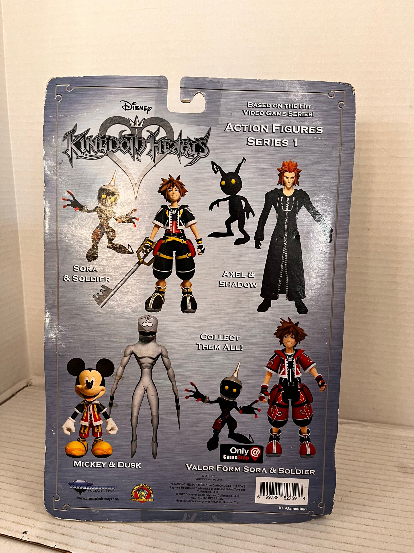 Kingdom Hearts Disney Mickey and Dusk Action Figures Series 1