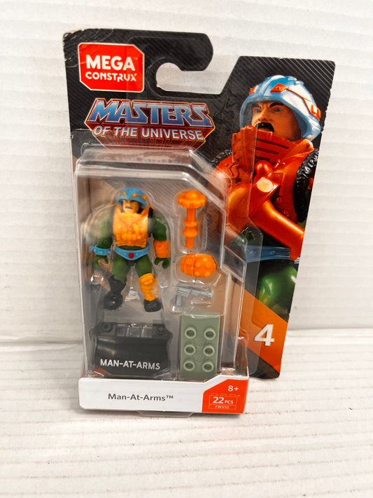 Man at Arms Masters of the Universe MOTU Mega Construx Series 4 Figure NEW/MOC