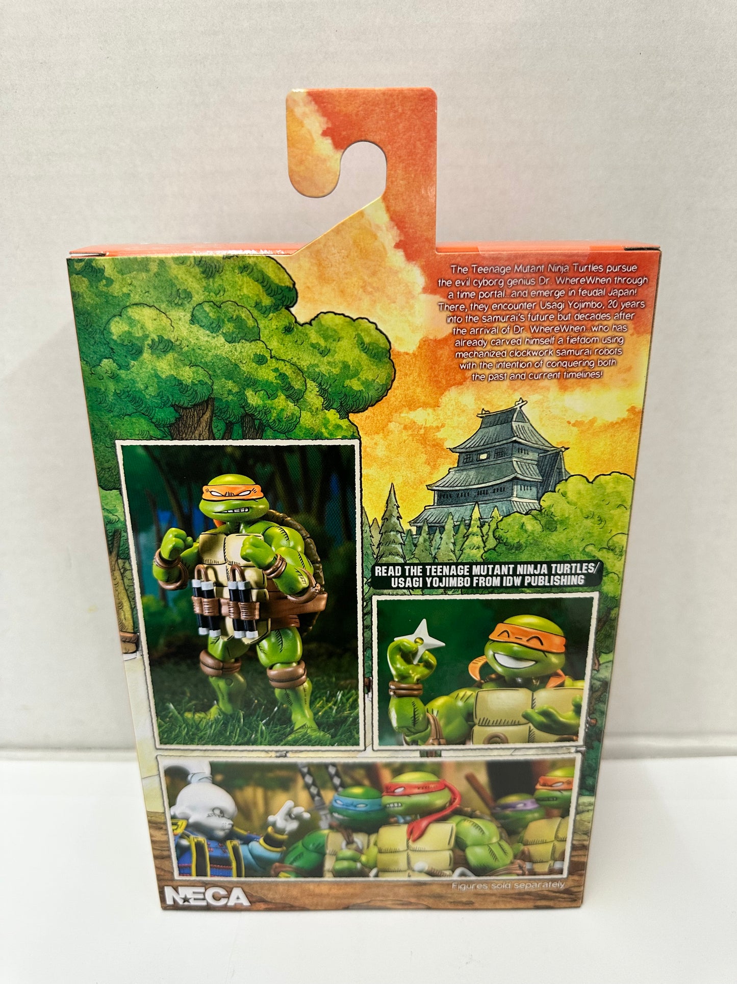 NECA Teenage Mutant Ninja Turtles Usagi Yojimbo Michelangelo Figure #4
