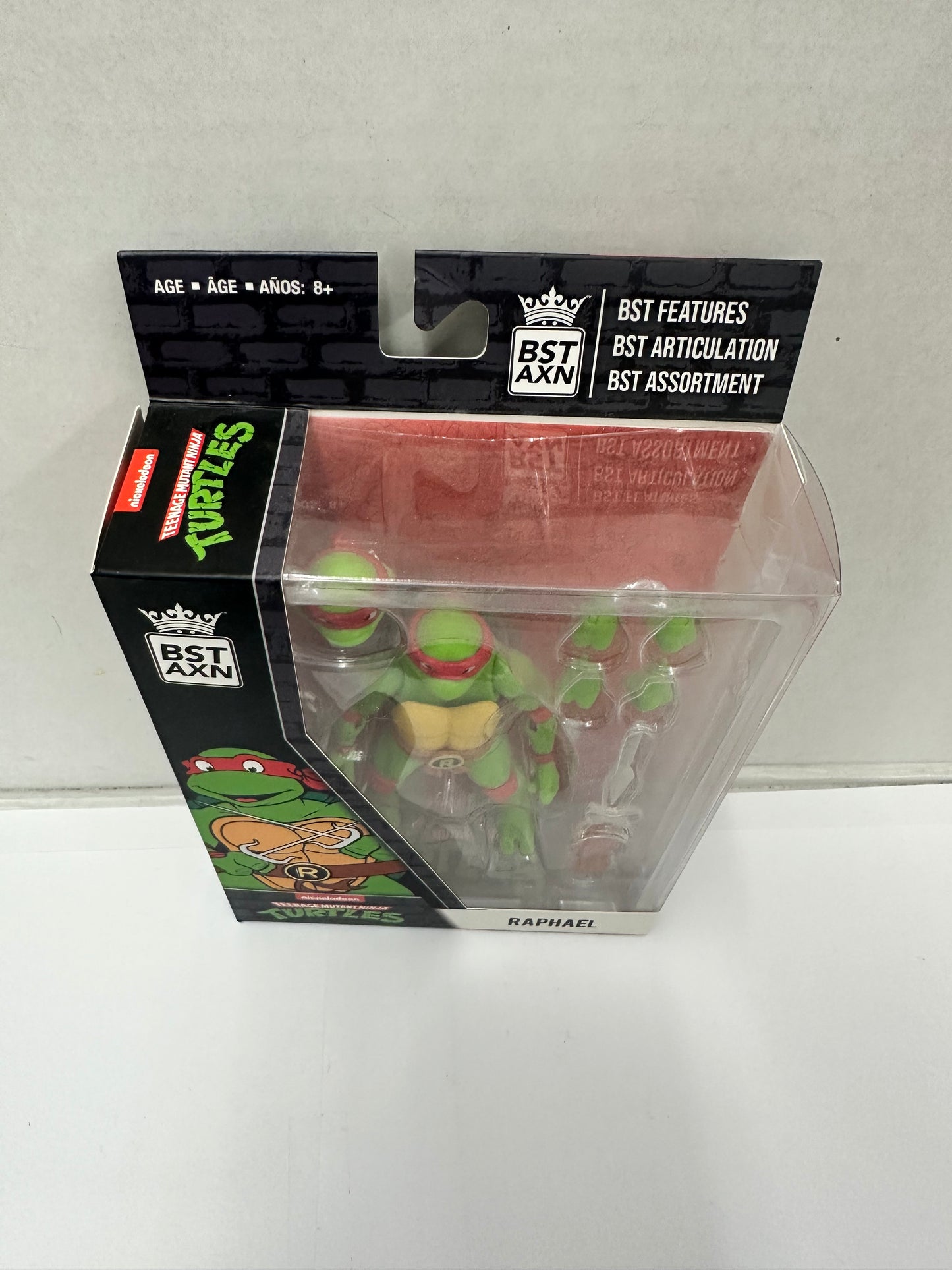 Teenage Mutant Ninja Turtles Raphael BST AXN Action Figure TMNT