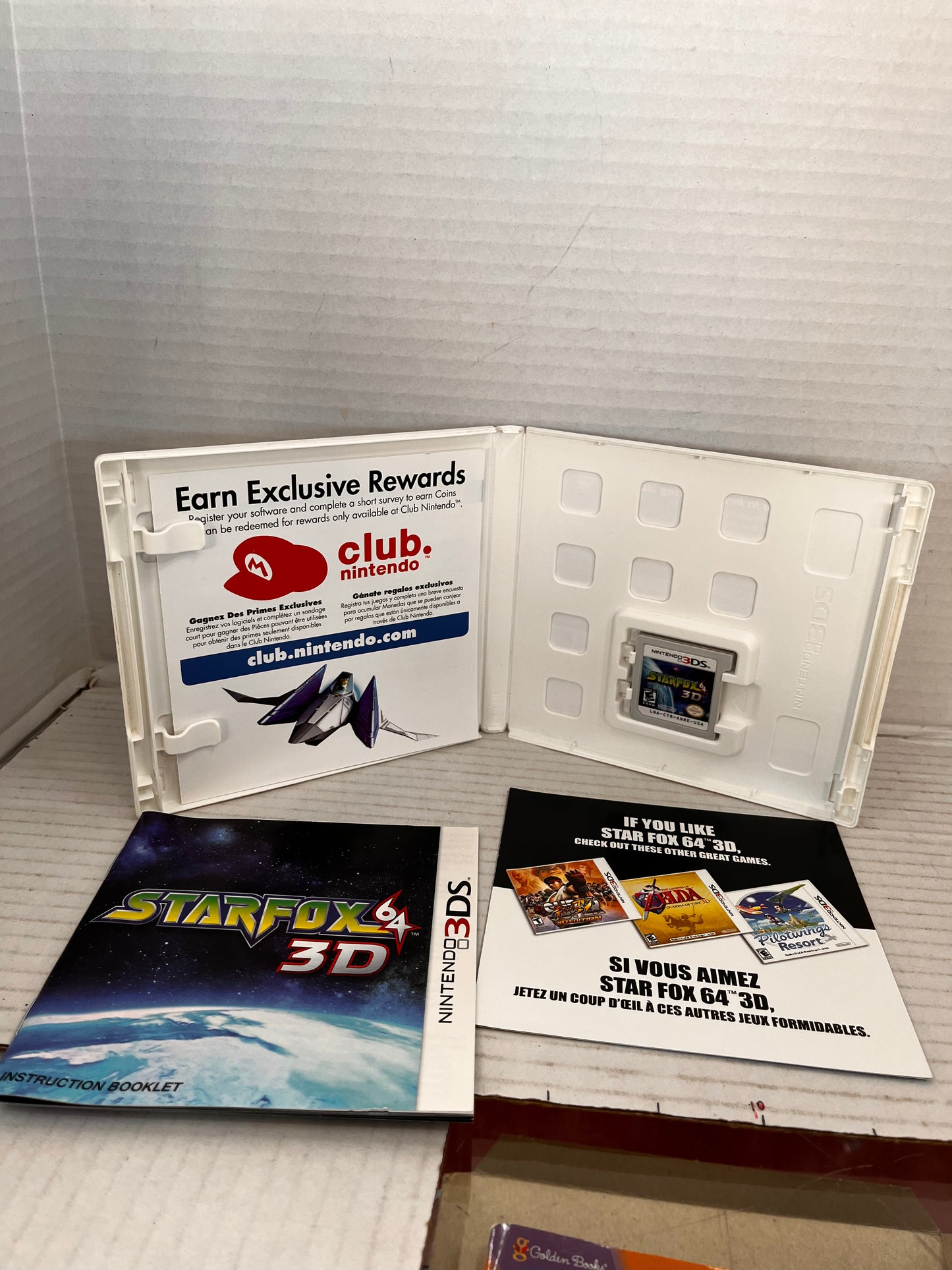 StarFox 64 3D (Nintendo 3DS, 2011) CIB