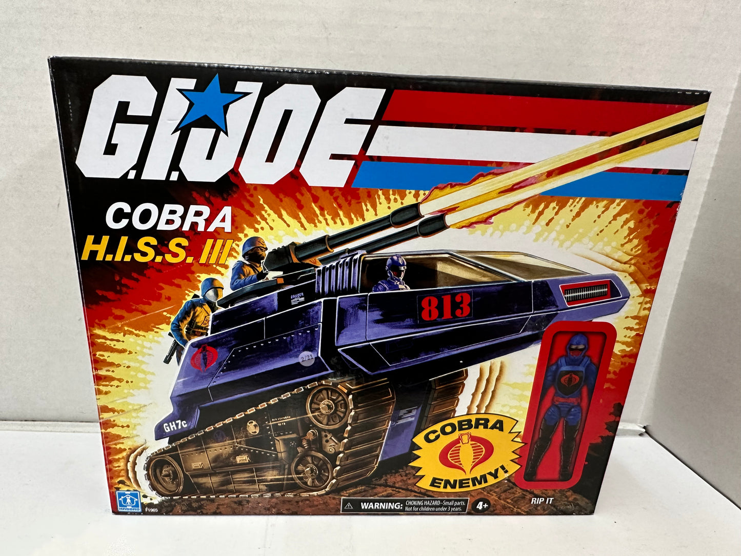GI Joe Retro Collection Cobra HISS III Tank SEALED Rip It Hasbro