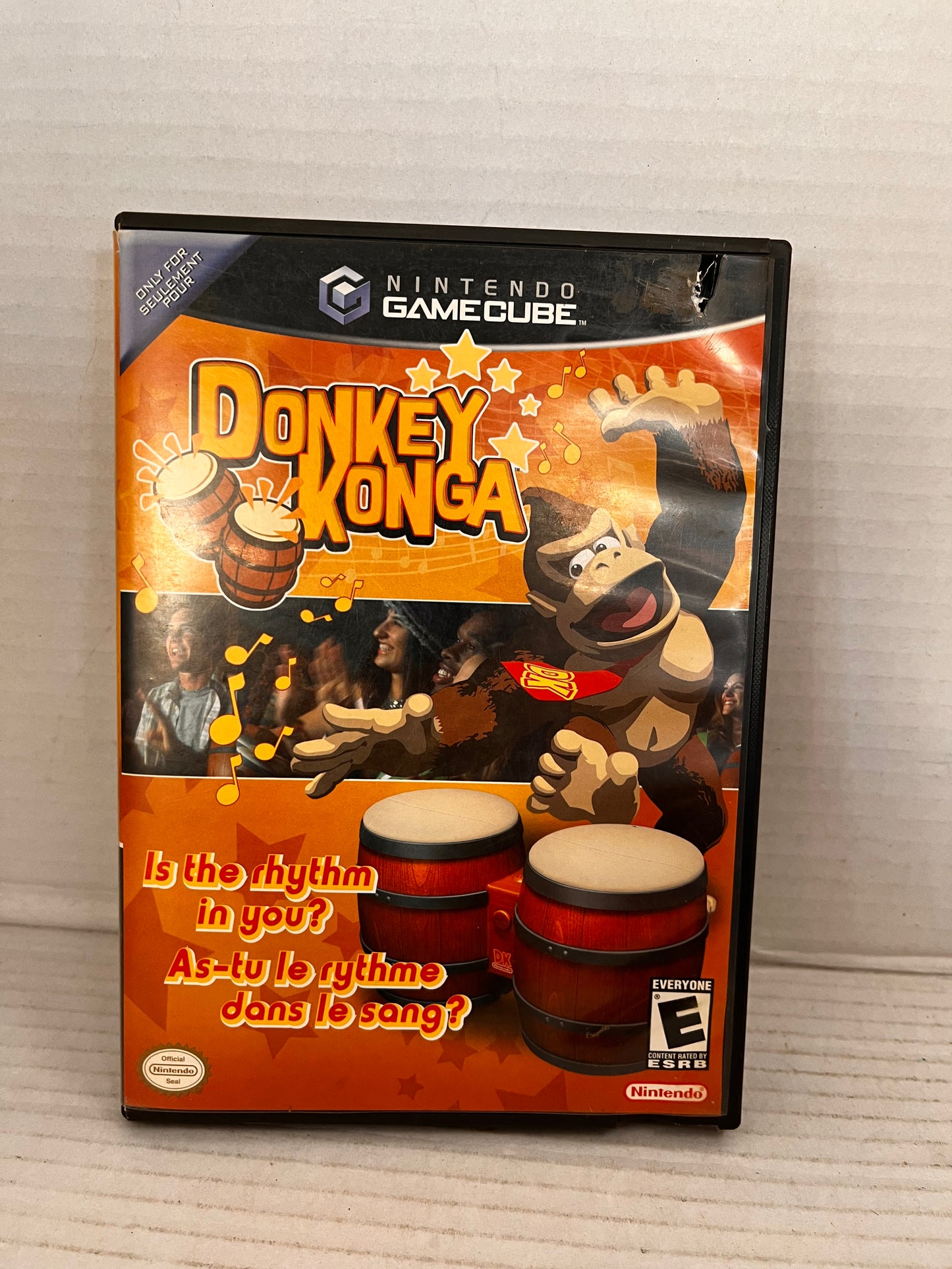 Donkey Konga (Nintendo GameCube, 2004) Game and Manual