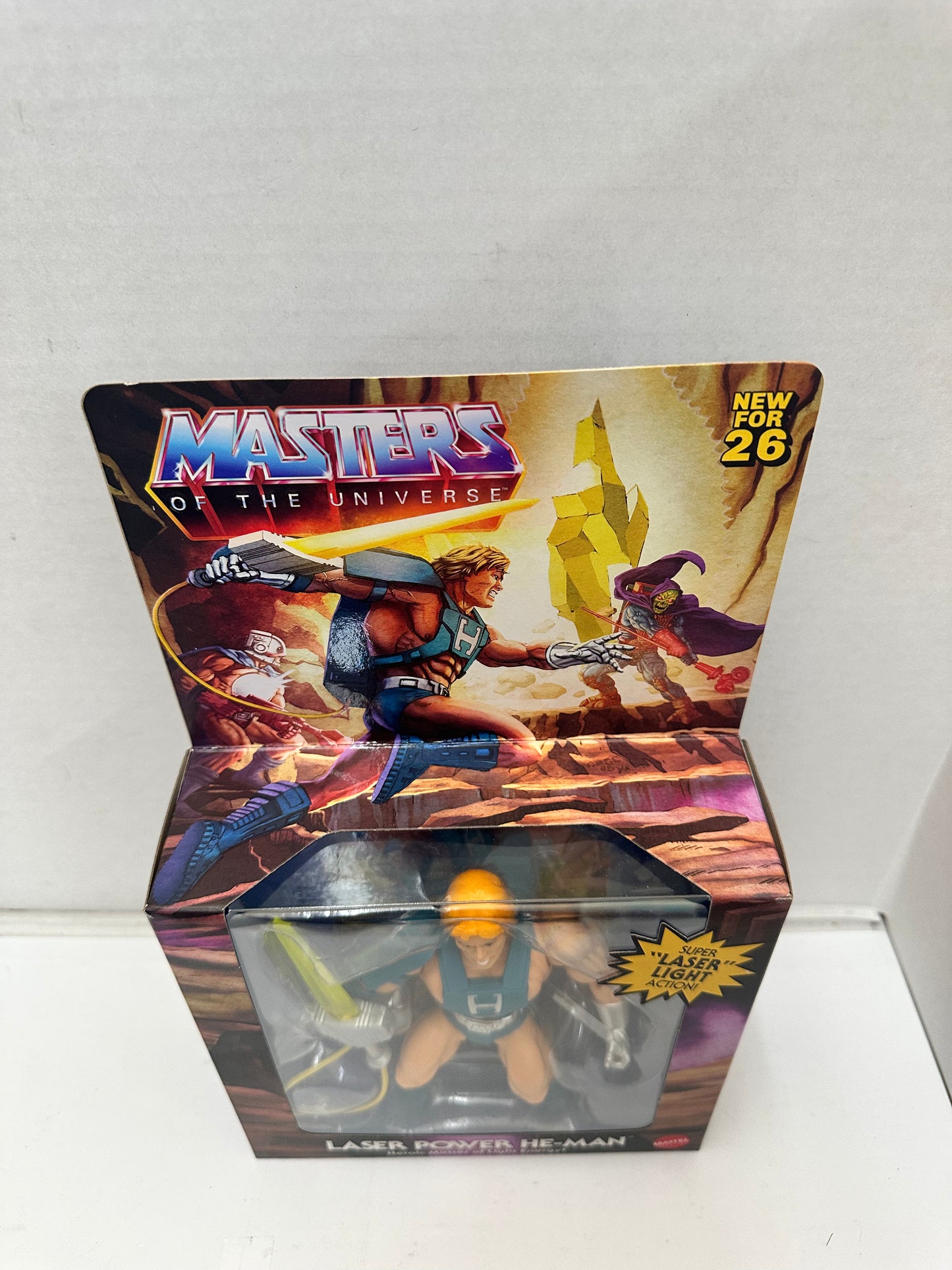 Masters of the Universe Origins Deluxe Laser Power He-Man Mattel MOTU NEW
