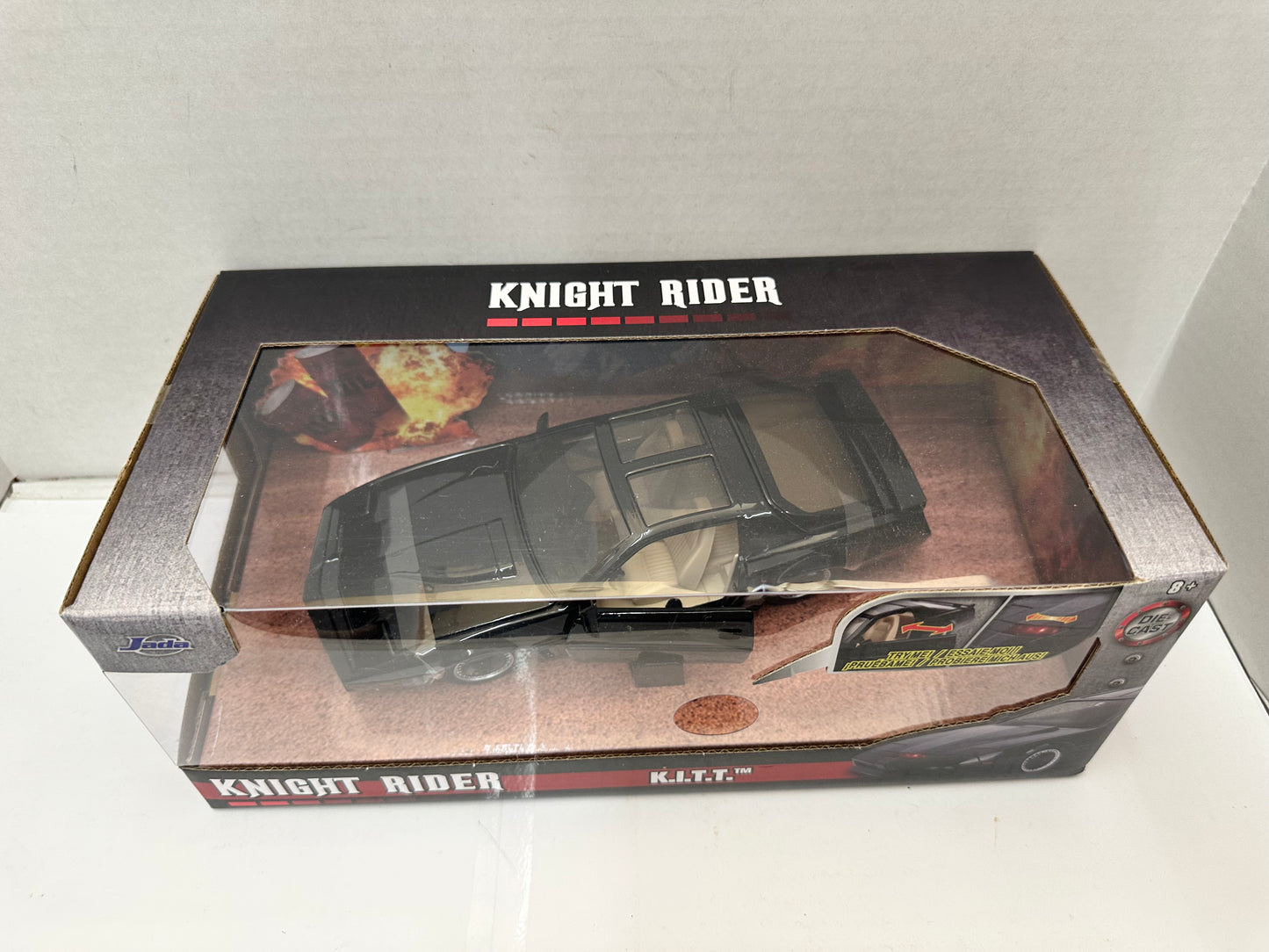 Jada Metals HOLLYWOOD RIDES Knight Rider KITT Die Cast 1:24 Scale NEW
