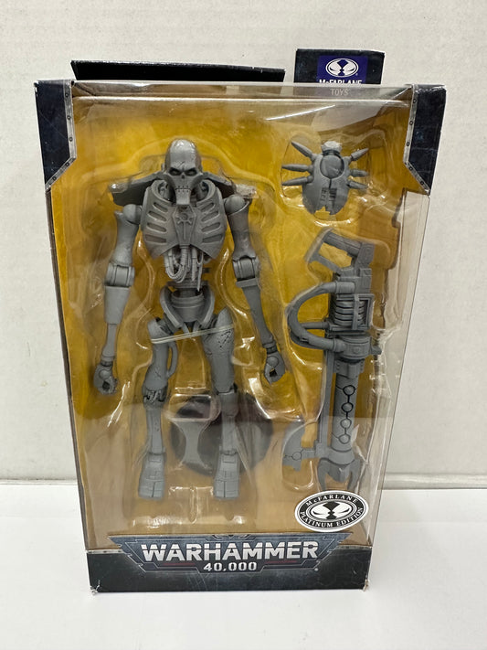 McFarlane Platinum Warhammer 40K Necron Warrior Artists Proof Action Figure
