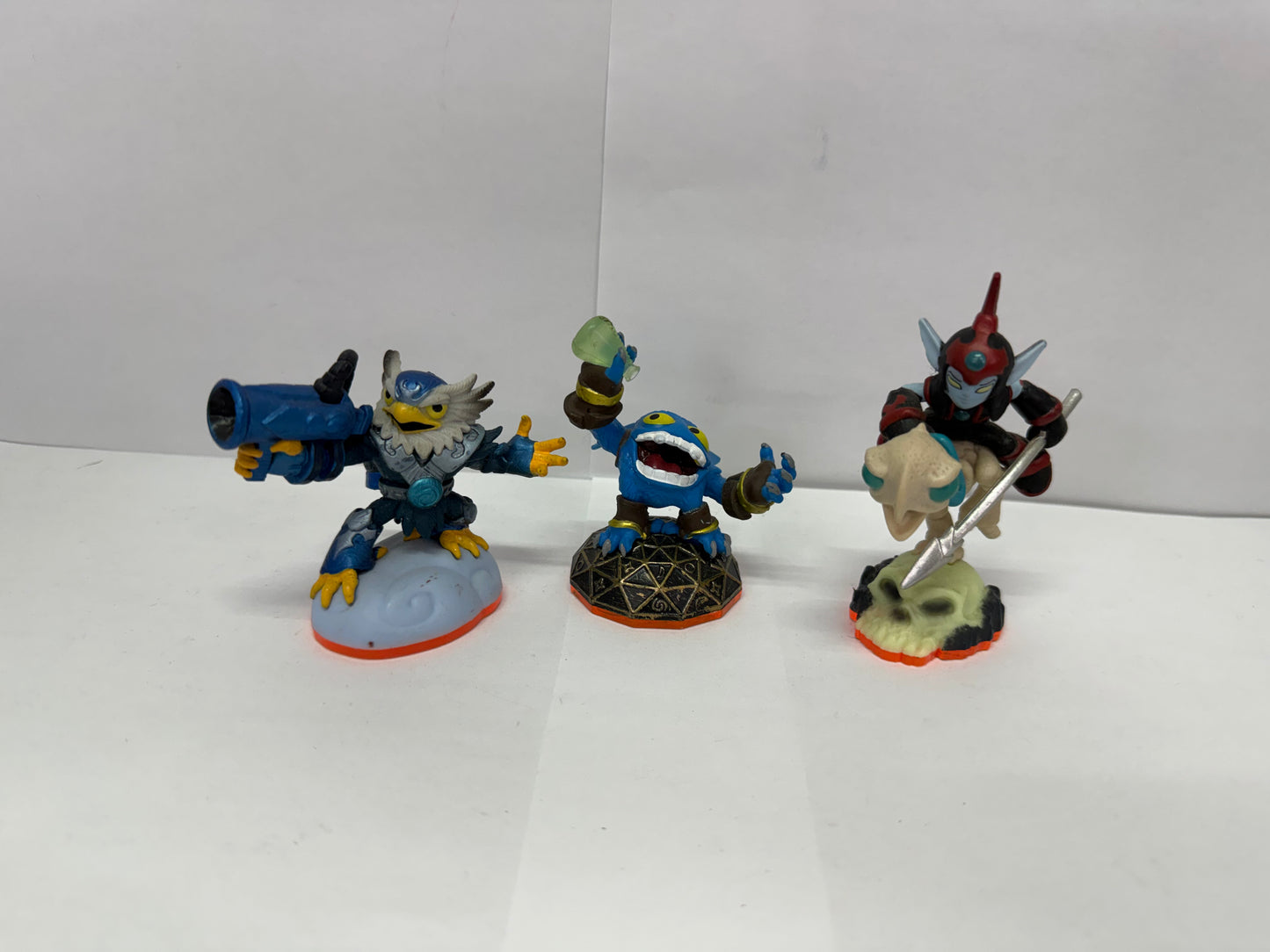 Skylanders Giants and Series 1 Figures, Lot of 3 - JetVac, PopFizz, Fright Rider