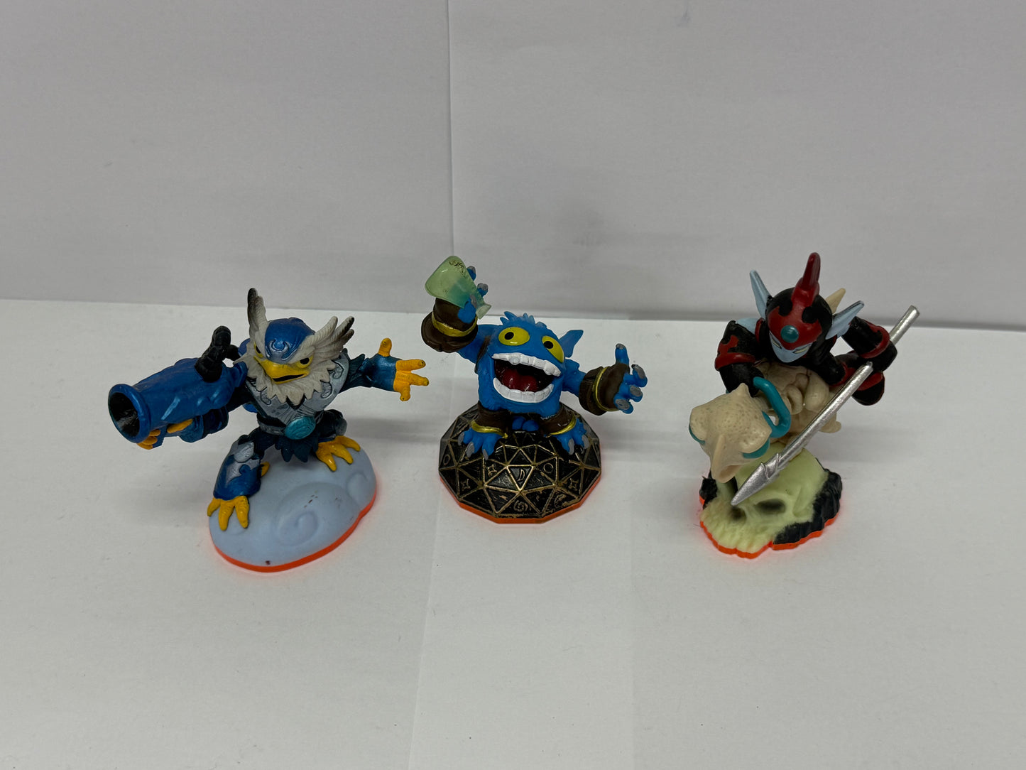 Skylanders Giants and Series 1 Figures, Lot of 3 - JetVac, PopFizz, Fright Rider