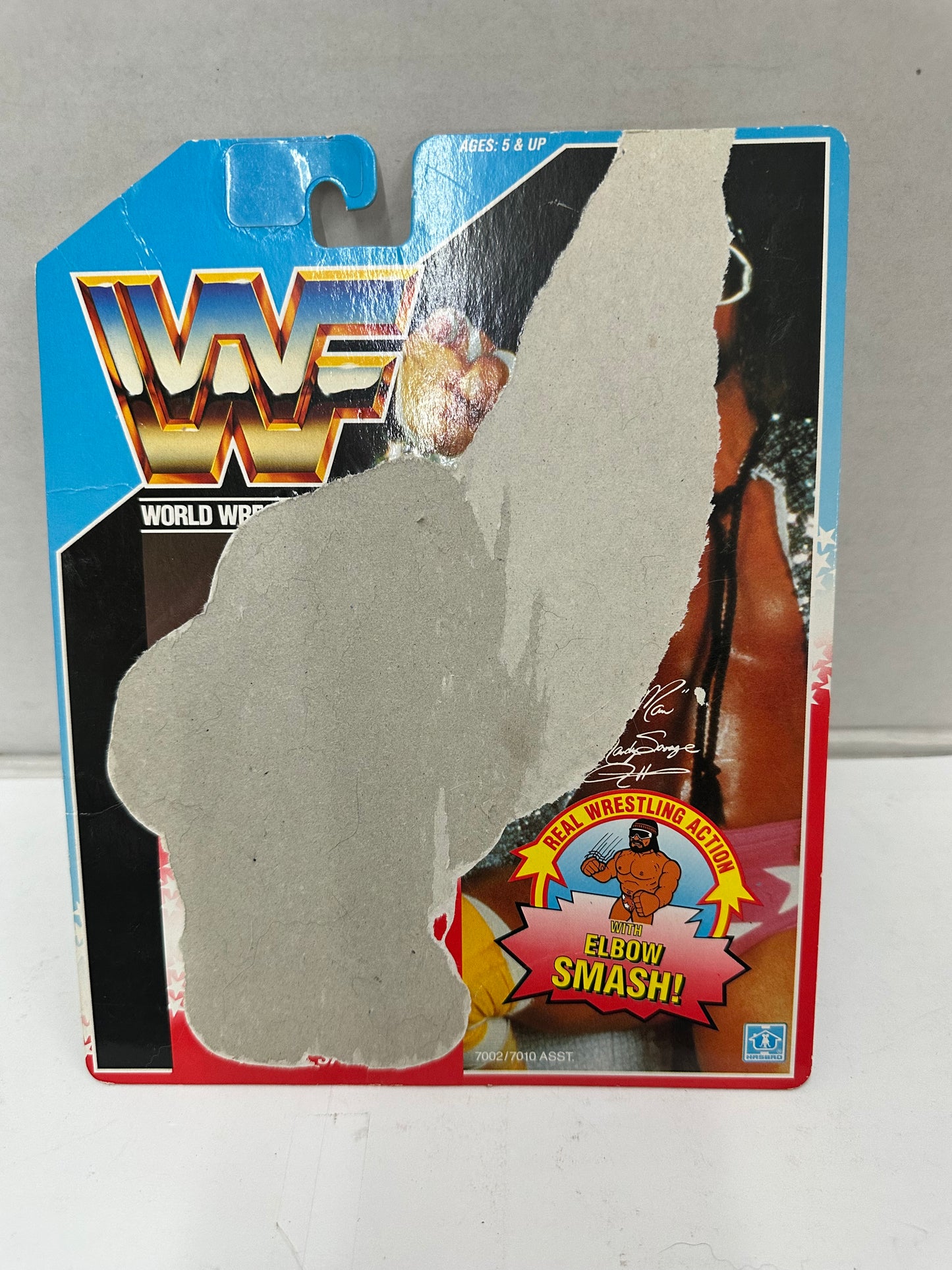 Lot 4 Hasbro WWF Wrestling Cards Back ONLY