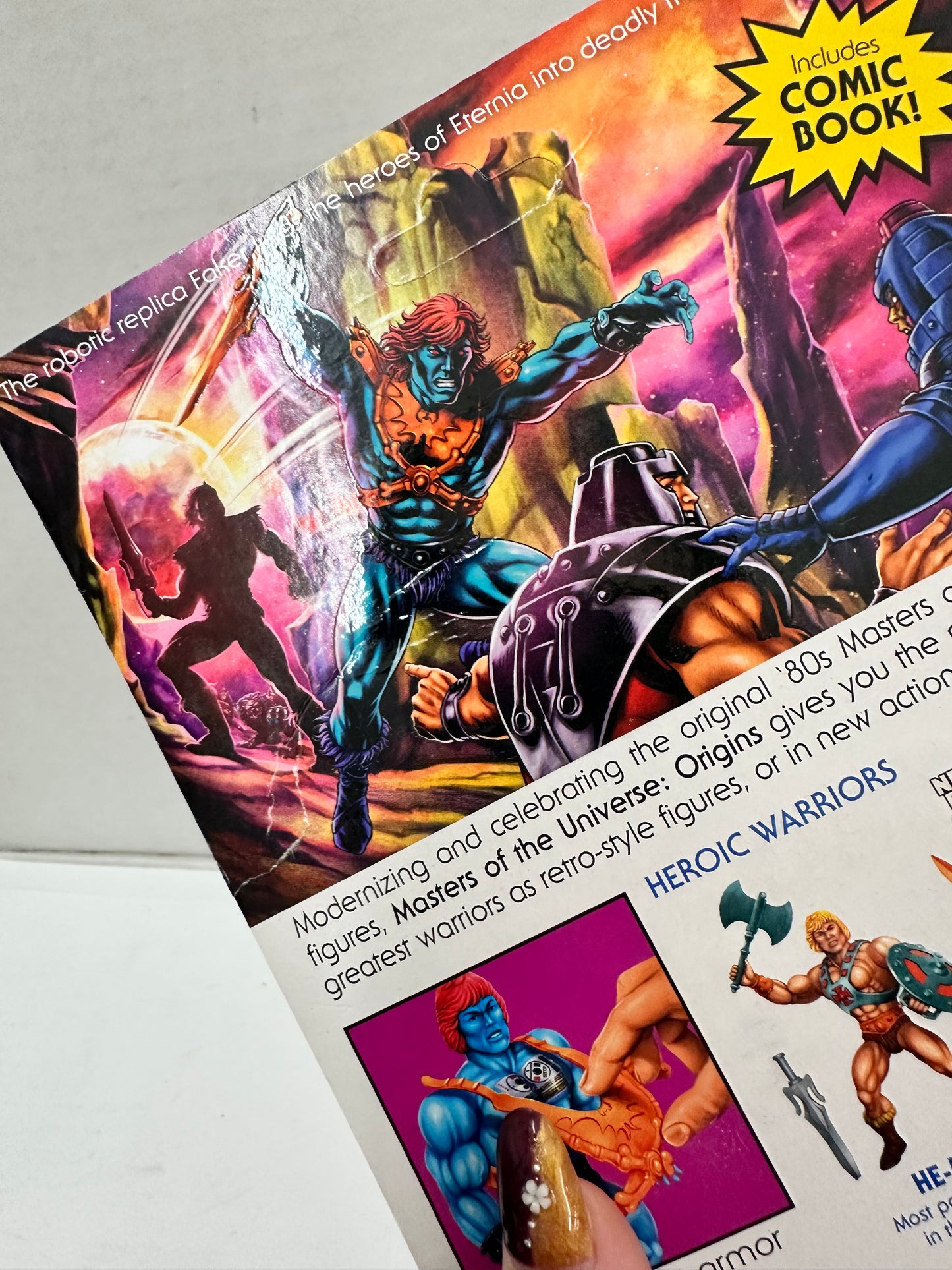 Masters of the Universe Origins Faker "Evil Robot of Skeletor!" MOTU Unpunched
