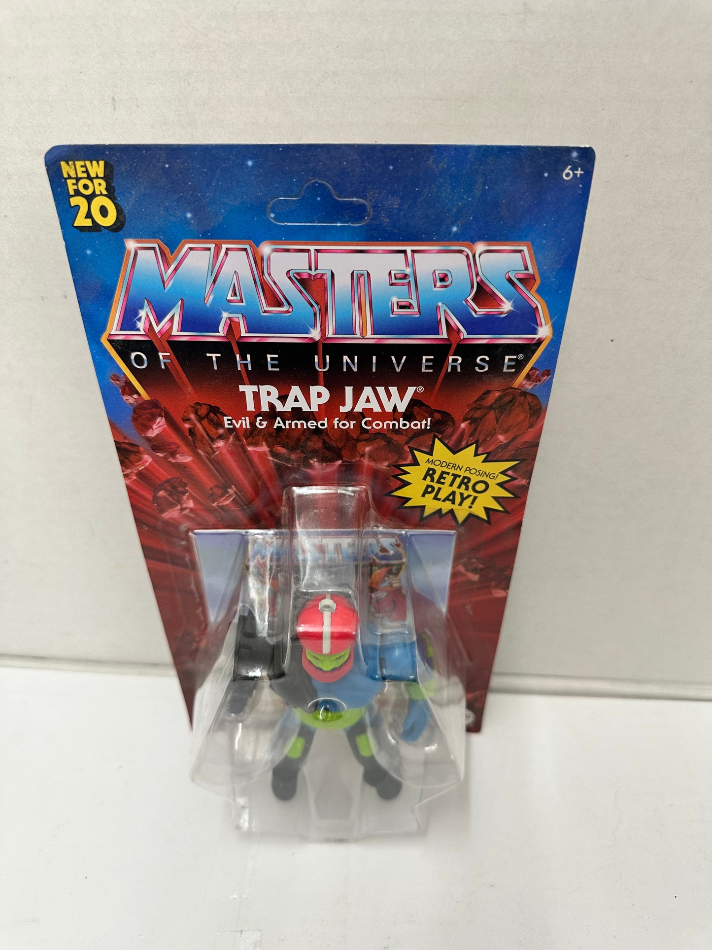 2020 Mattel Masters of the Universe MOTU Retro Play Trapjaw Figure Toy Unpunched
