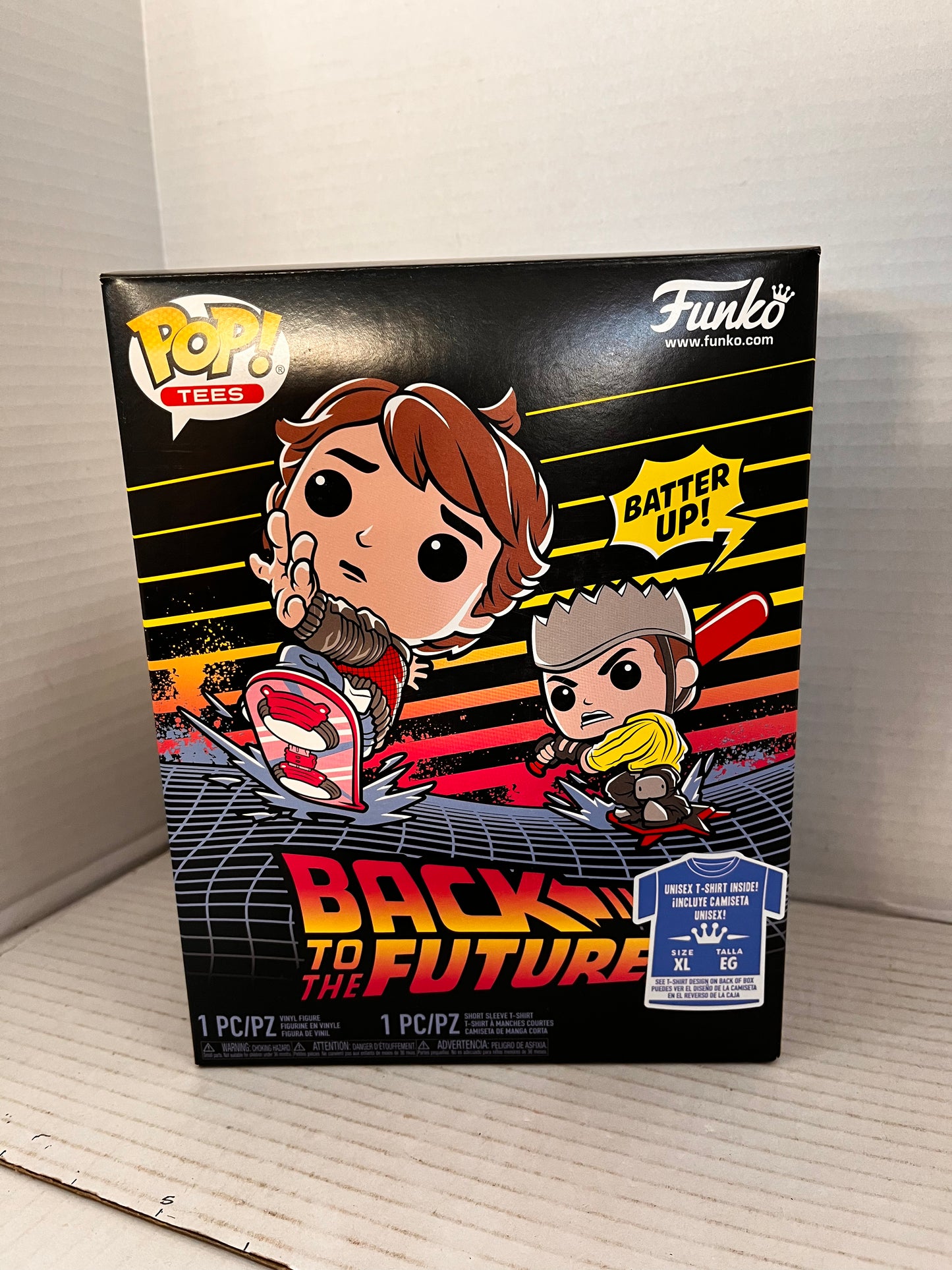 Funko Pop! Movies: Back to The Future - Marty Figure and T-Shirt - XL