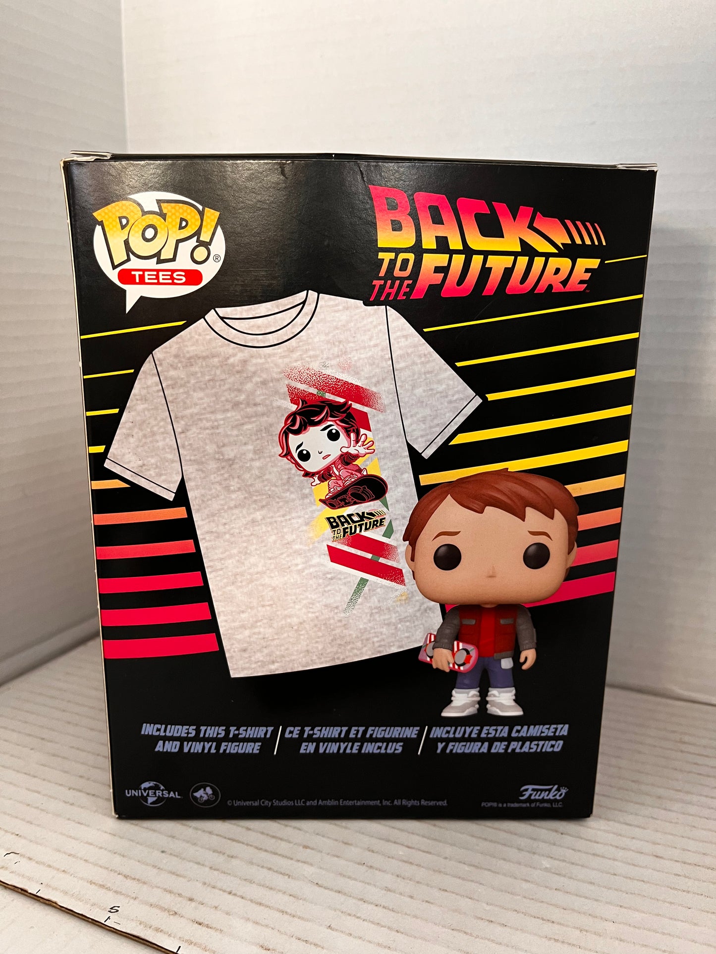 Funko Pop! Movies: Back to The Future - Marty Figure and T-Shirt - XL