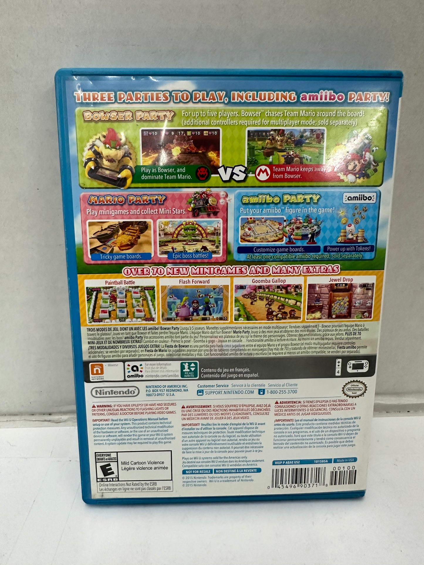 Mario Party 10 Nintendo Wii U (2015)