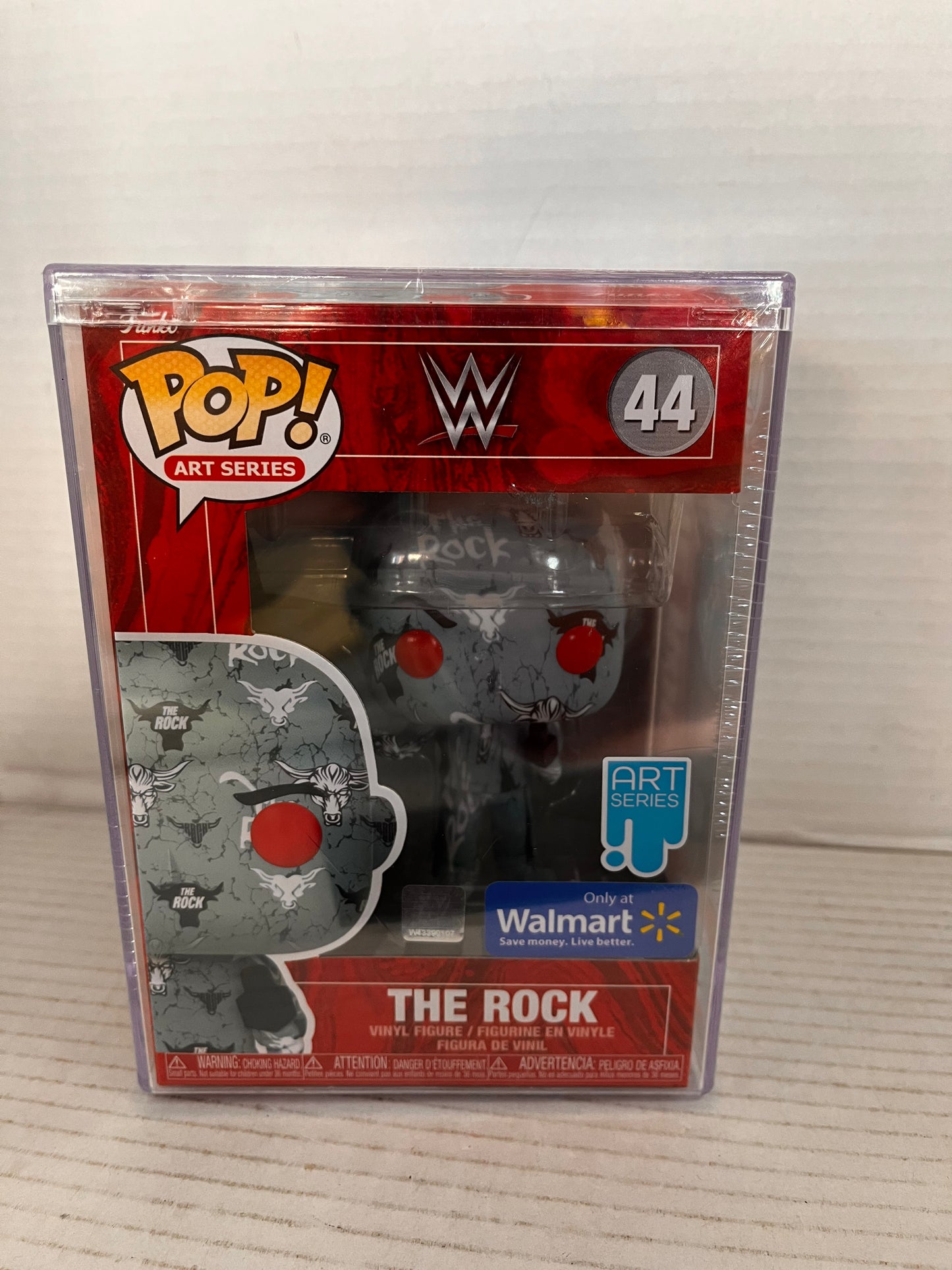 Funko Pop! WWE The Rock #44 Artist Series Vinyl Figure in Case
