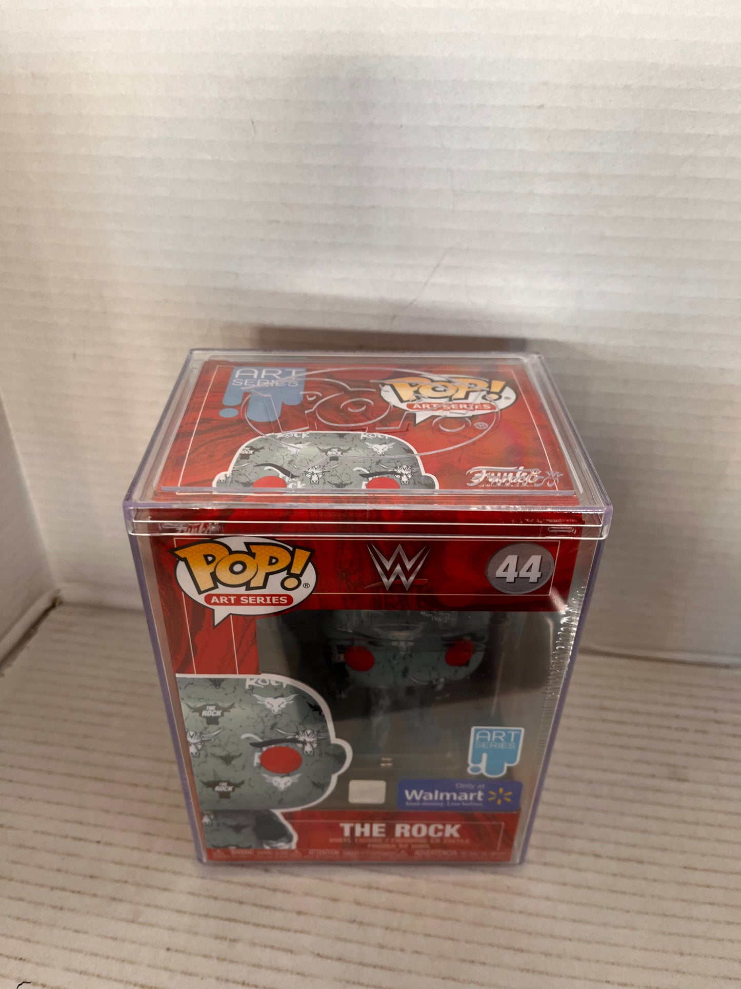 Funko Pop! WWE The Rock #44 Artist Series Vinyl Figure in Case
