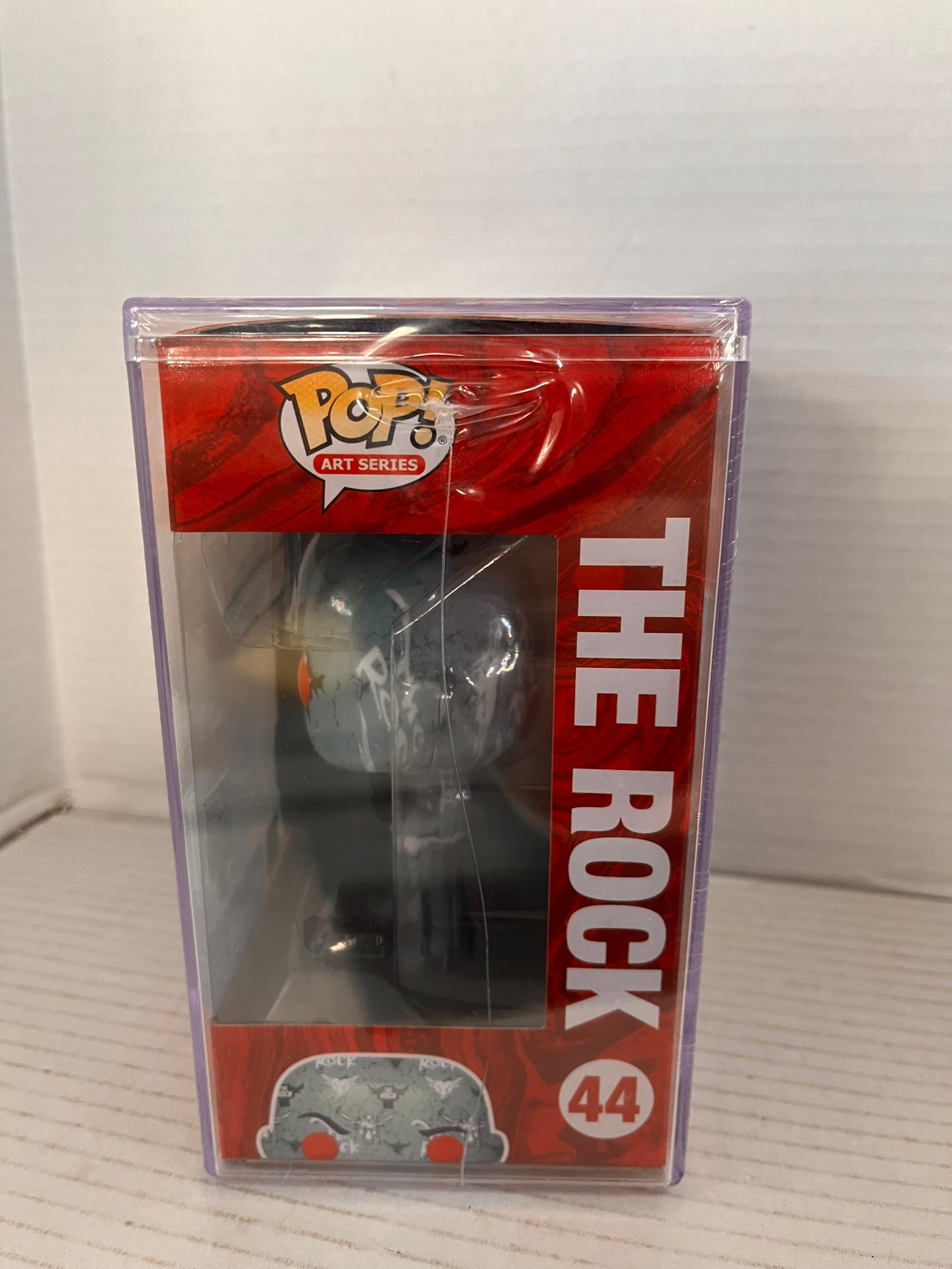 Funko Pop! WWE The Rock #44 Artist Series Vinyl Figure in Case