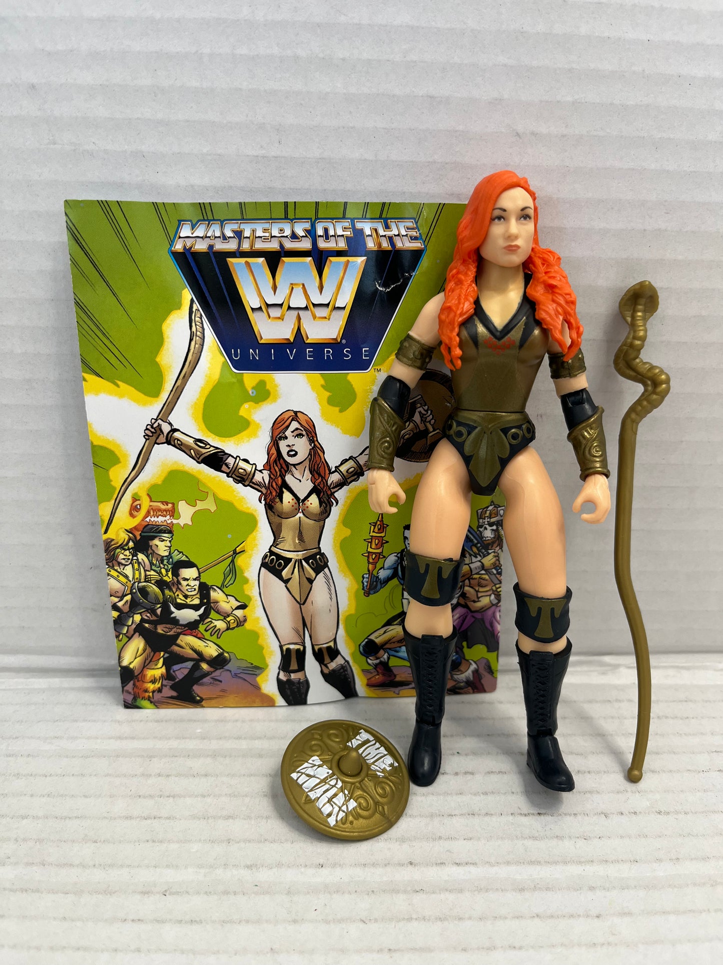 WWE Mattel Masters of the Universe Becky Lynch Action Figure Loose Complete