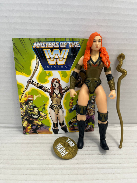 WWE Mattel Masters of the Universe Becky Lynch Action Figure Loose Complete