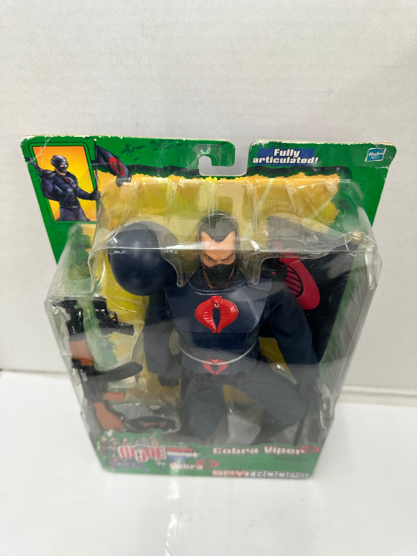 G.I. Joe vs Cobra Spy Troops 12" Cobra  Viper 2003 New Sealed Trooper Soldier