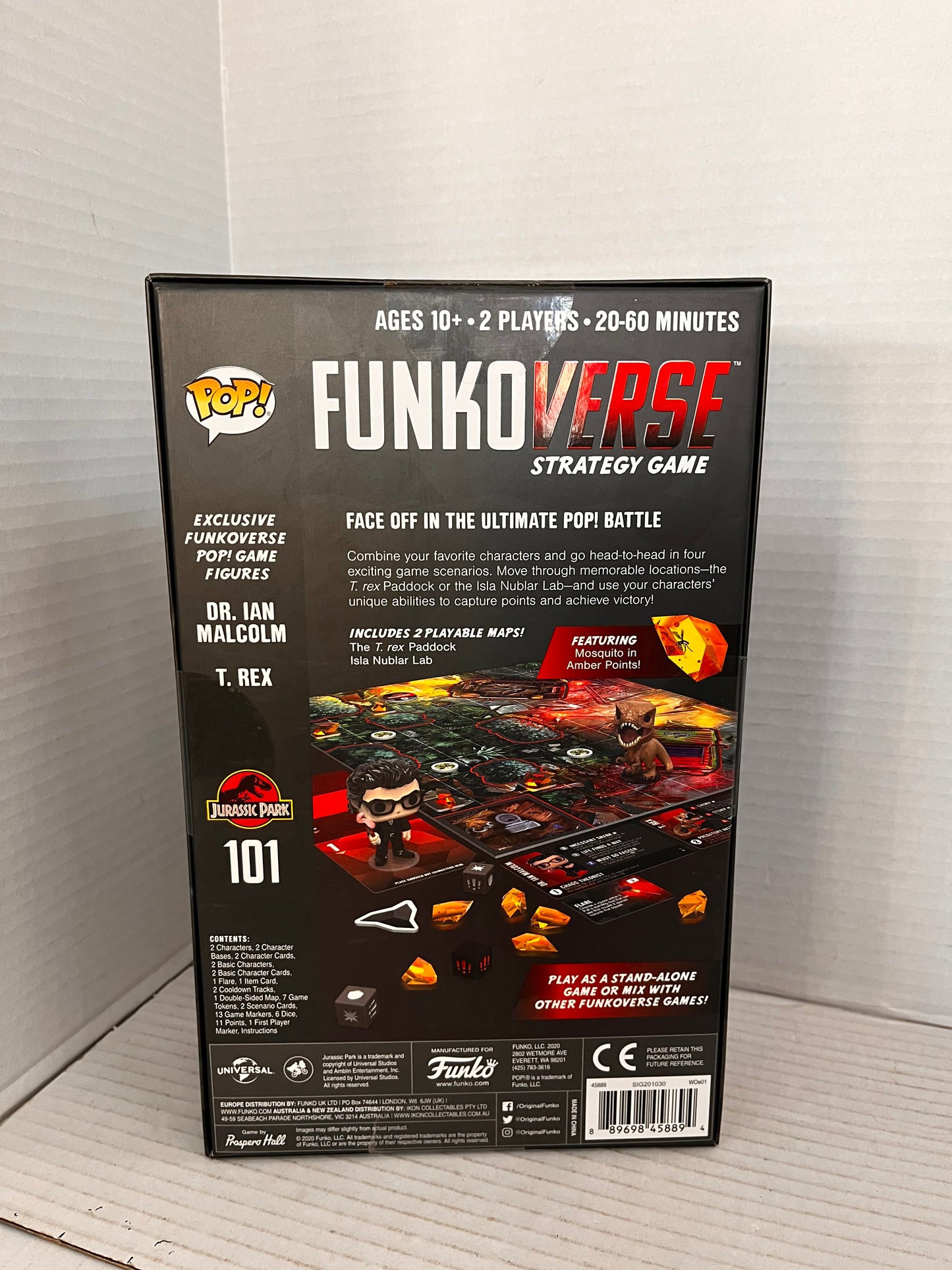 Funko Pop! Funkoverse - Jurassic Park 101  Strategy Board Game