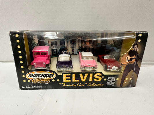 Matchbox Elvis Favorite Cars Collection 4 Pack 1:64 Elvis Presley Diecast 2001