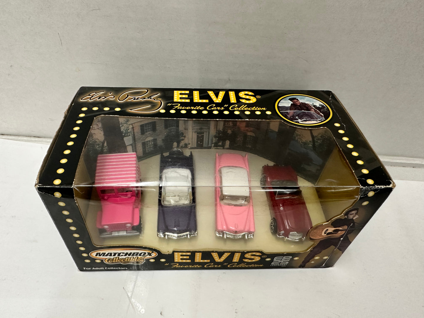 Matchbox Elvis Favorite Cars Collection 4 Pack 1:64 Elvis Presley Diecast 2001