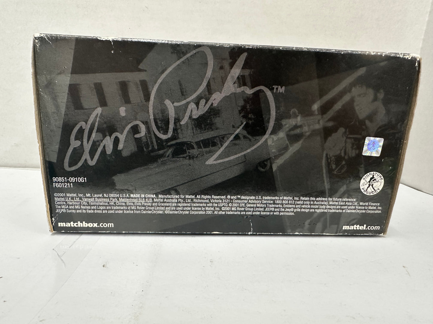 Matchbox Elvis Favorite Cars Collection 4 Pack 1:64 Elvis Presley Diecast 2001
