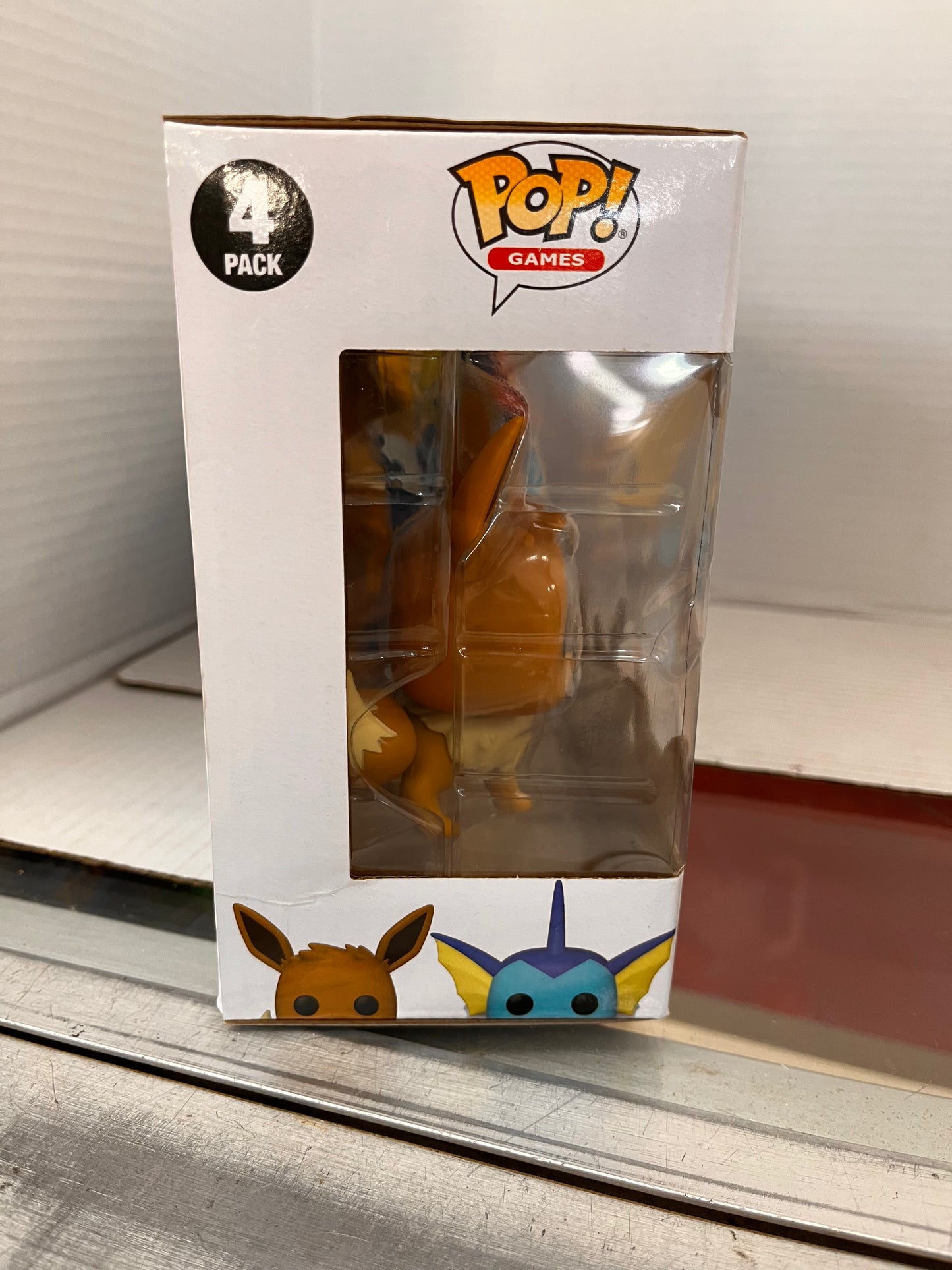 Funko Pop Pokemon Eevee Vaporeon Jolteon Flareon 4 Pack