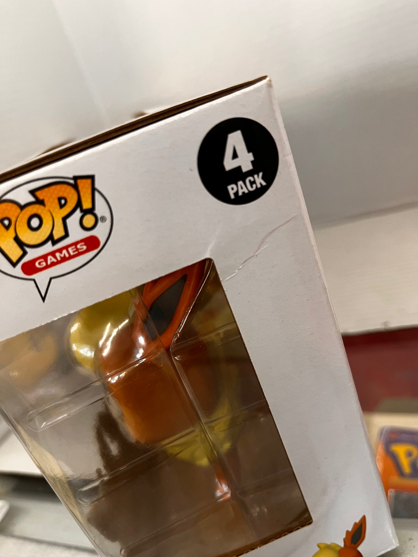 Funko Pop Pokemon Eevee Vaporeon Jolteon Flareon 4 Pack