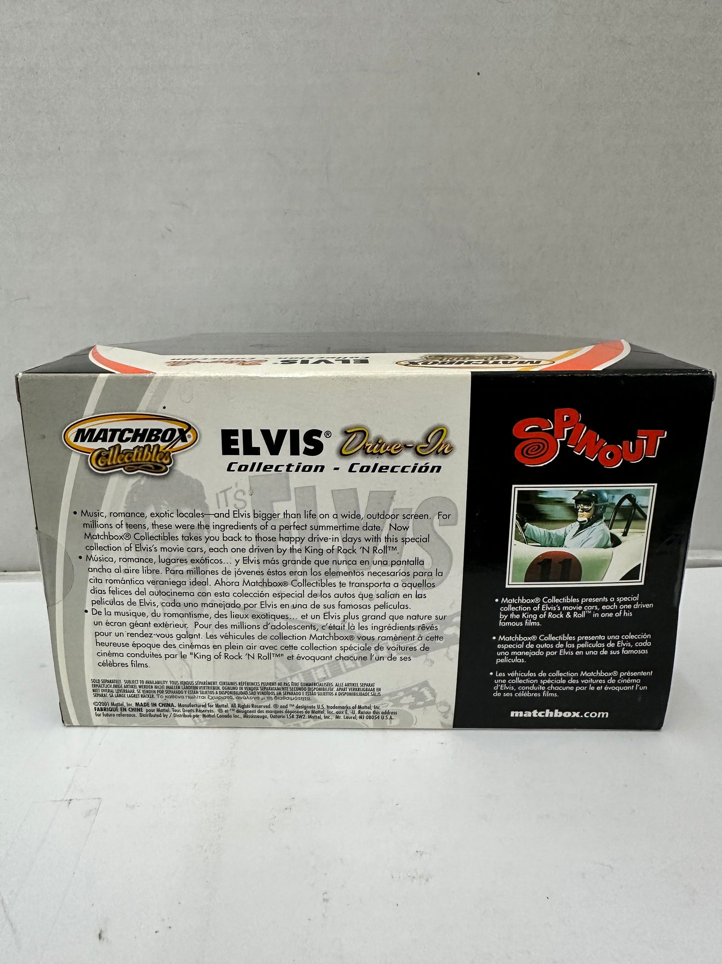 Matchbox Collectibles ELVIS Drive-In Viva Las Vegas 1956 Ford Fairlane Sunliner