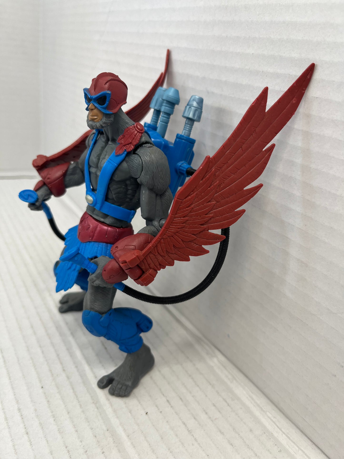 MOTU Stratos 200x Loose Complete He-Man figure Masters of the Universe Mattel