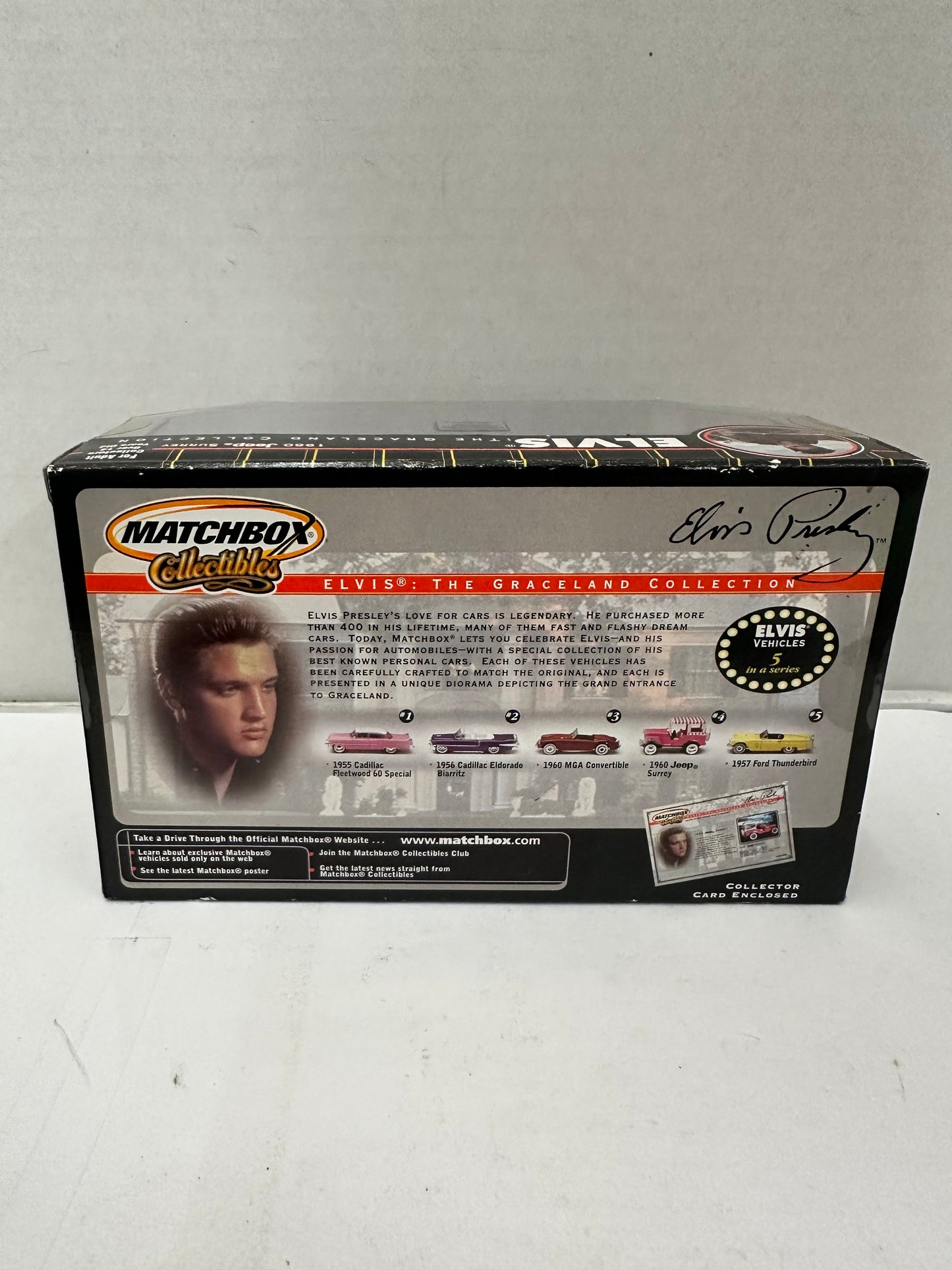 Rare Matchbox Collectibles Elvis Presley Graceland With Jeep Surrey - Sealed